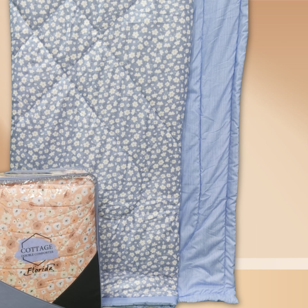 Cottage Reversible AC Comforter by Florida for Single & Double Bed