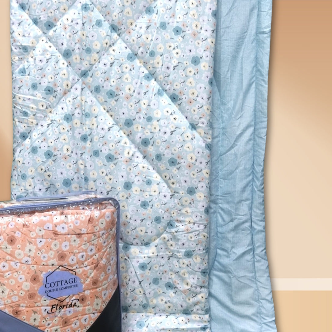 Cottage Reversible AC Comforter by Florida for Single & Double Bed