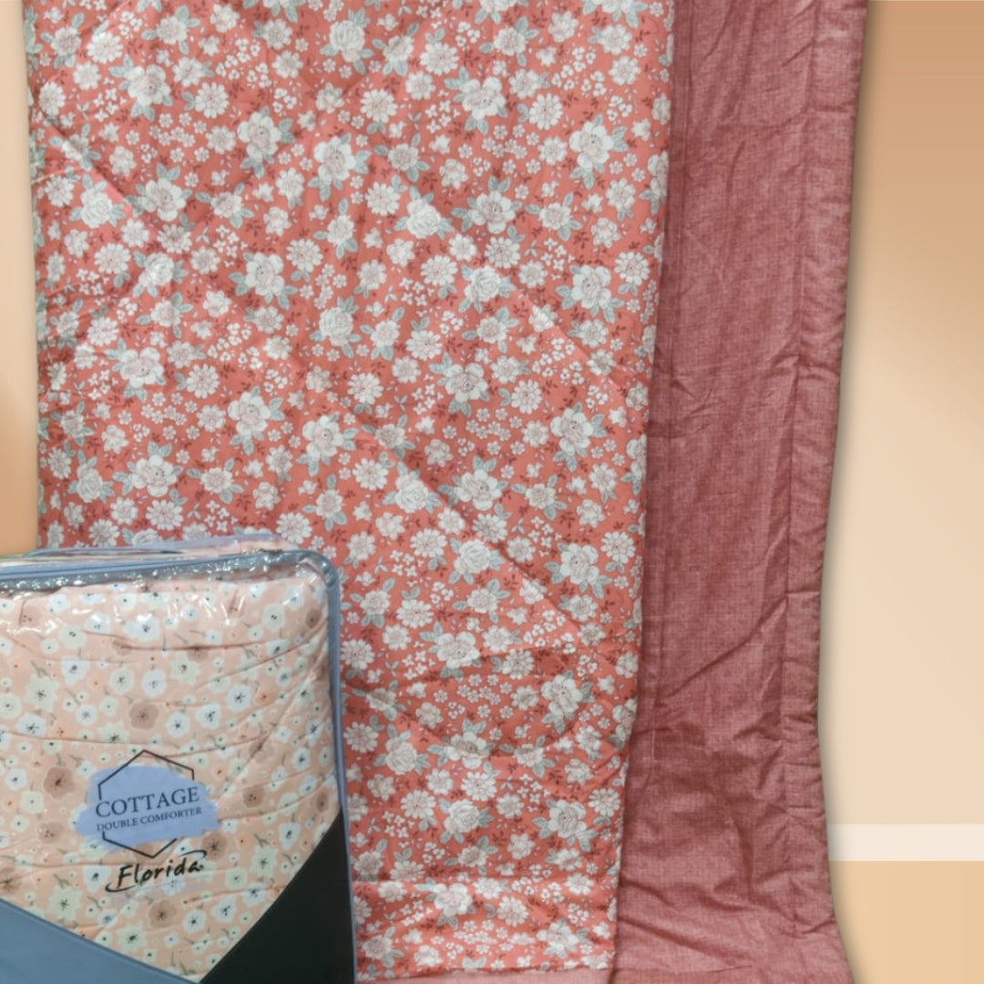 Cottage Reversible AC Comforter by Florida for Single & Double Bed