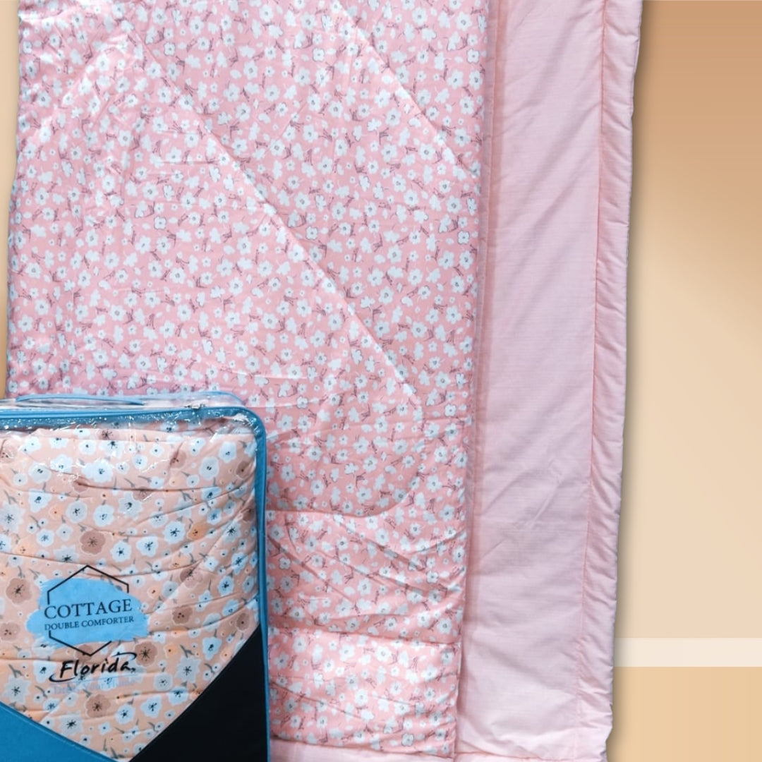 Cottage Reversible AC Comforter by Florida for Single & Double Bed