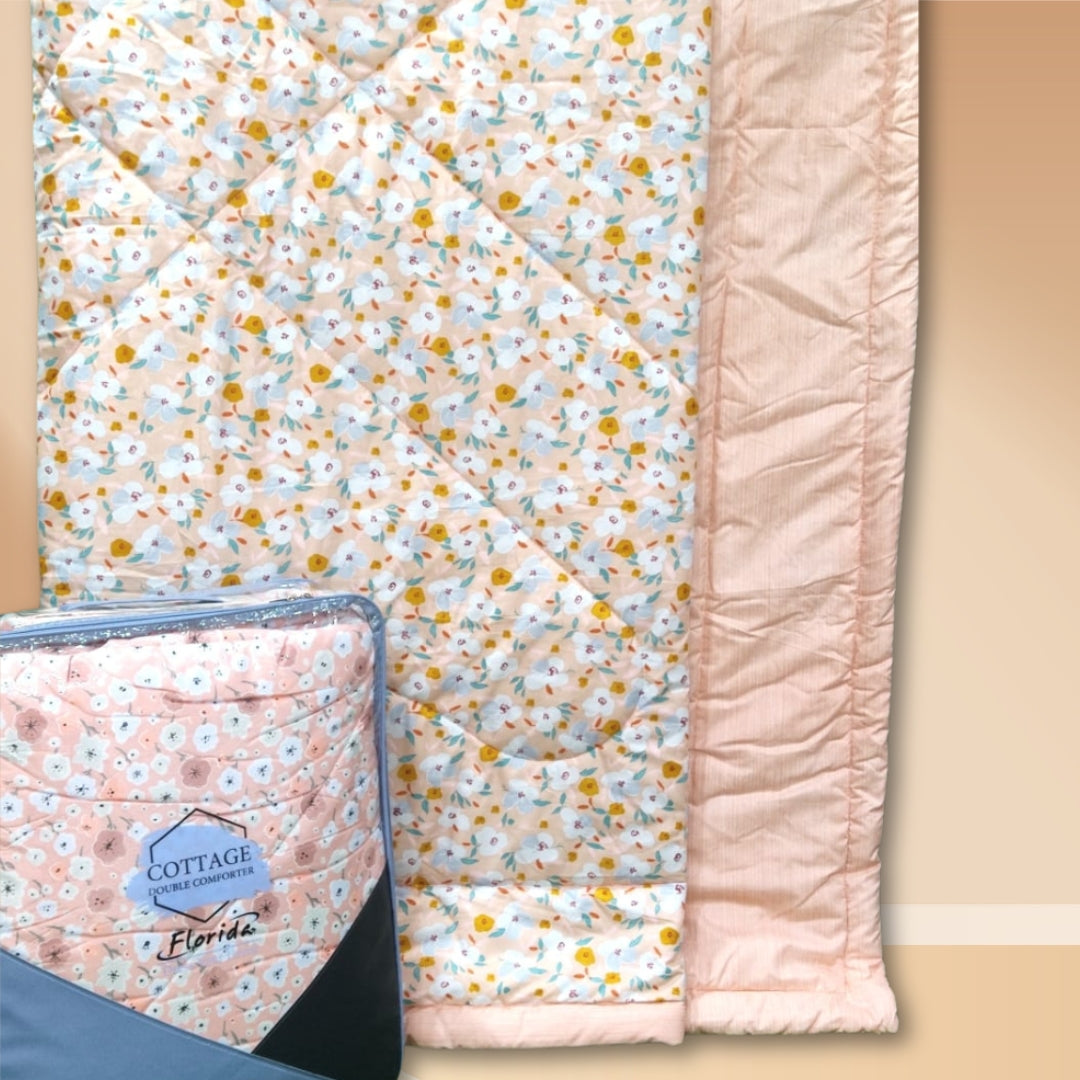 Cottage Reversible AC Comforter by Florida for Single & Double Bed