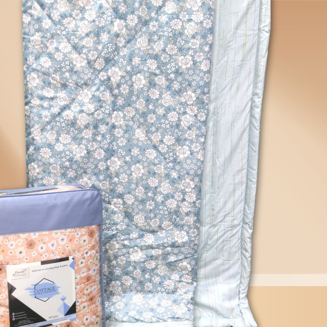 Cottage Reversible AC Comforter by Florida for Single & Double Bed