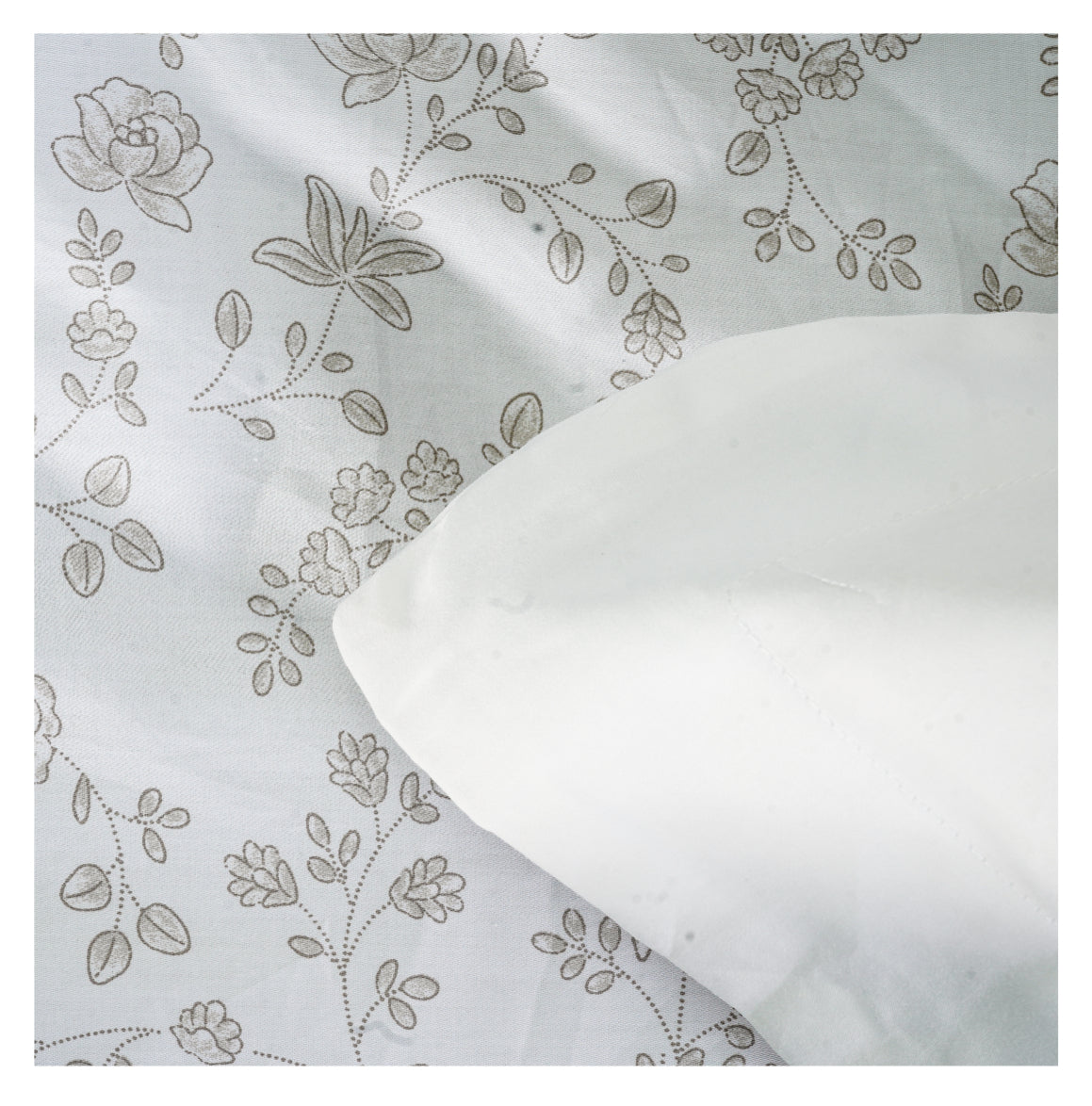Smooth Art King Size 100% Cotton Bedsheet Set with 4 Pillow Covers by Florida