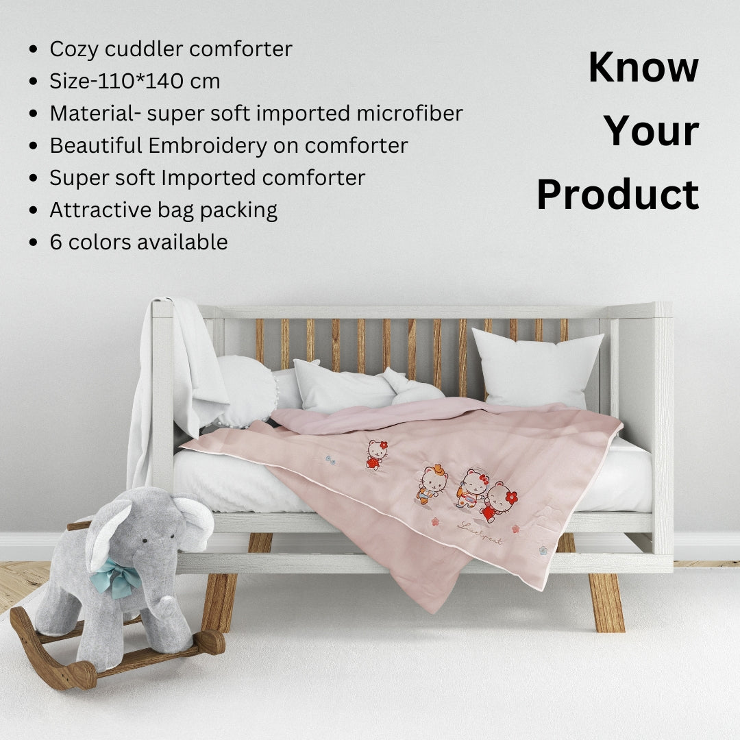 Cozy Cuddler Ultra-Soft Imported Baby Comforter for Kids