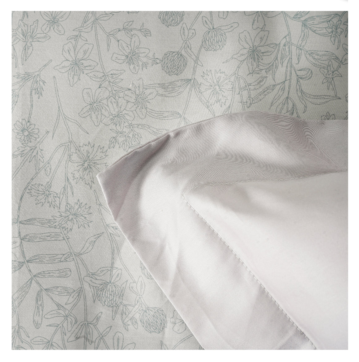 Smooth Art King Size 100% Cotton Bedsheet Set with 4 Pillow Covers by Florida