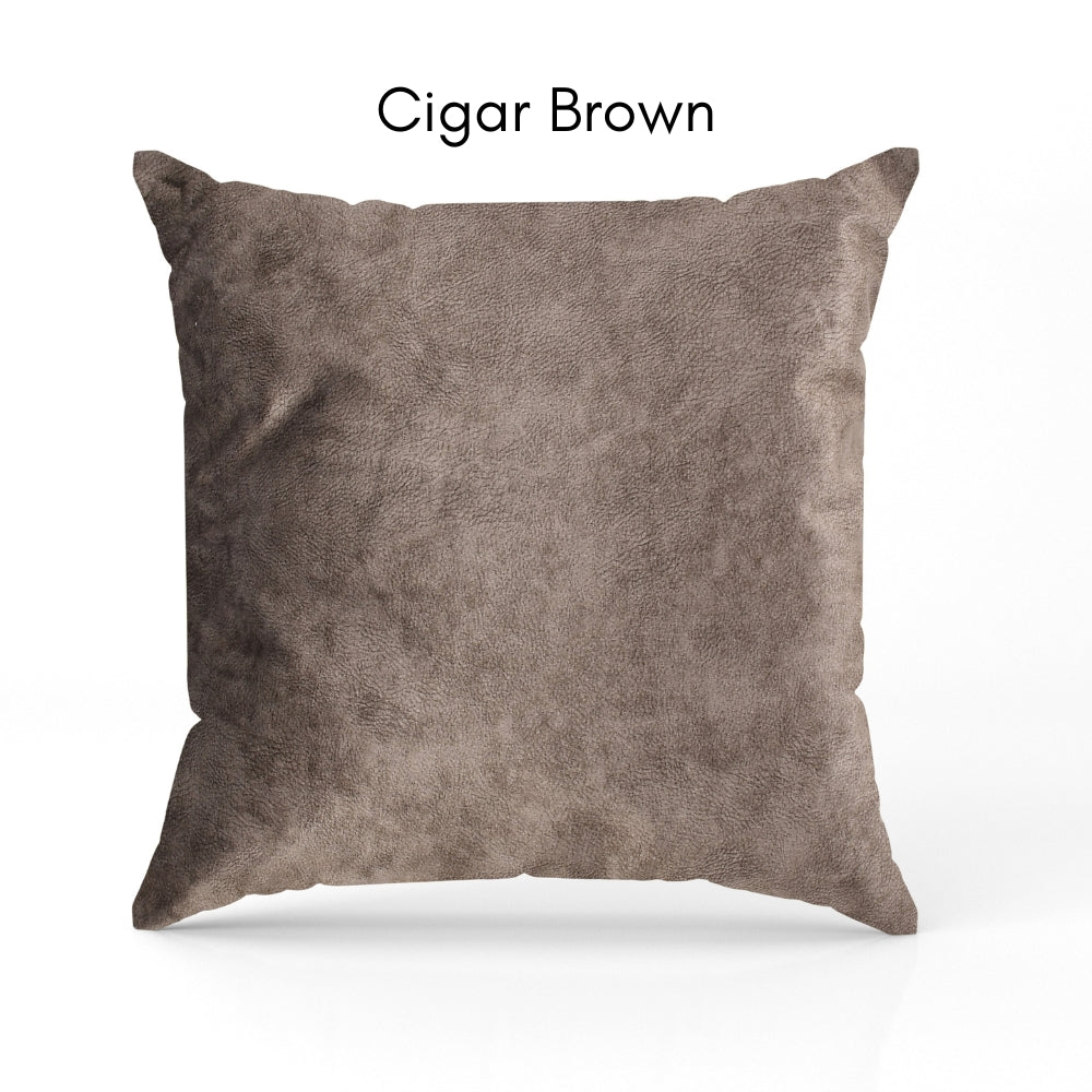 Florida Walton Suede Velvet Cushion Covers for Sofa (Pack of 2) 16x16 Inch