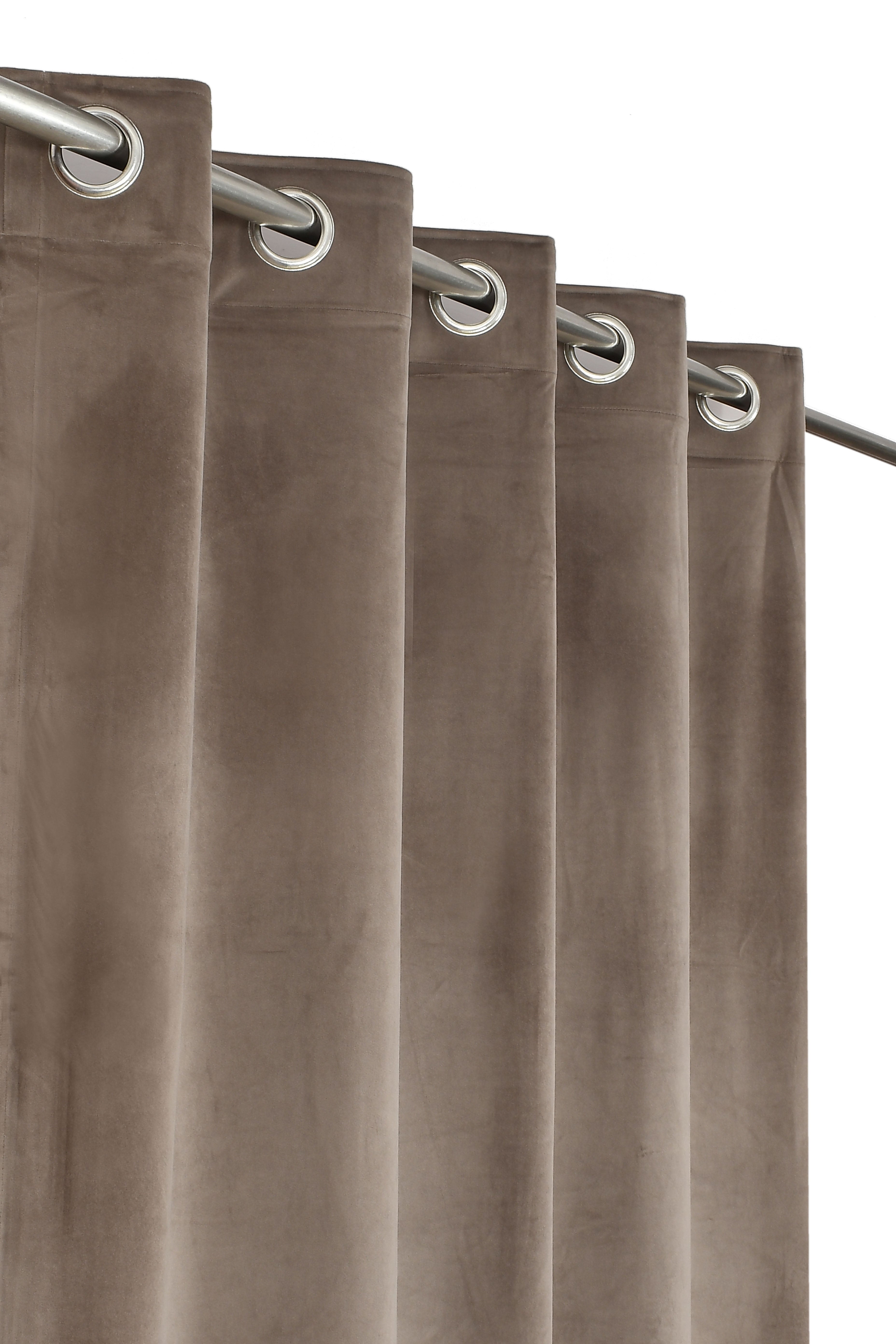 Hamilton Curtain by Florida - Curtains for Living Room Bedroom Balcony Made with Plain Holand Velvet and Solid Colors