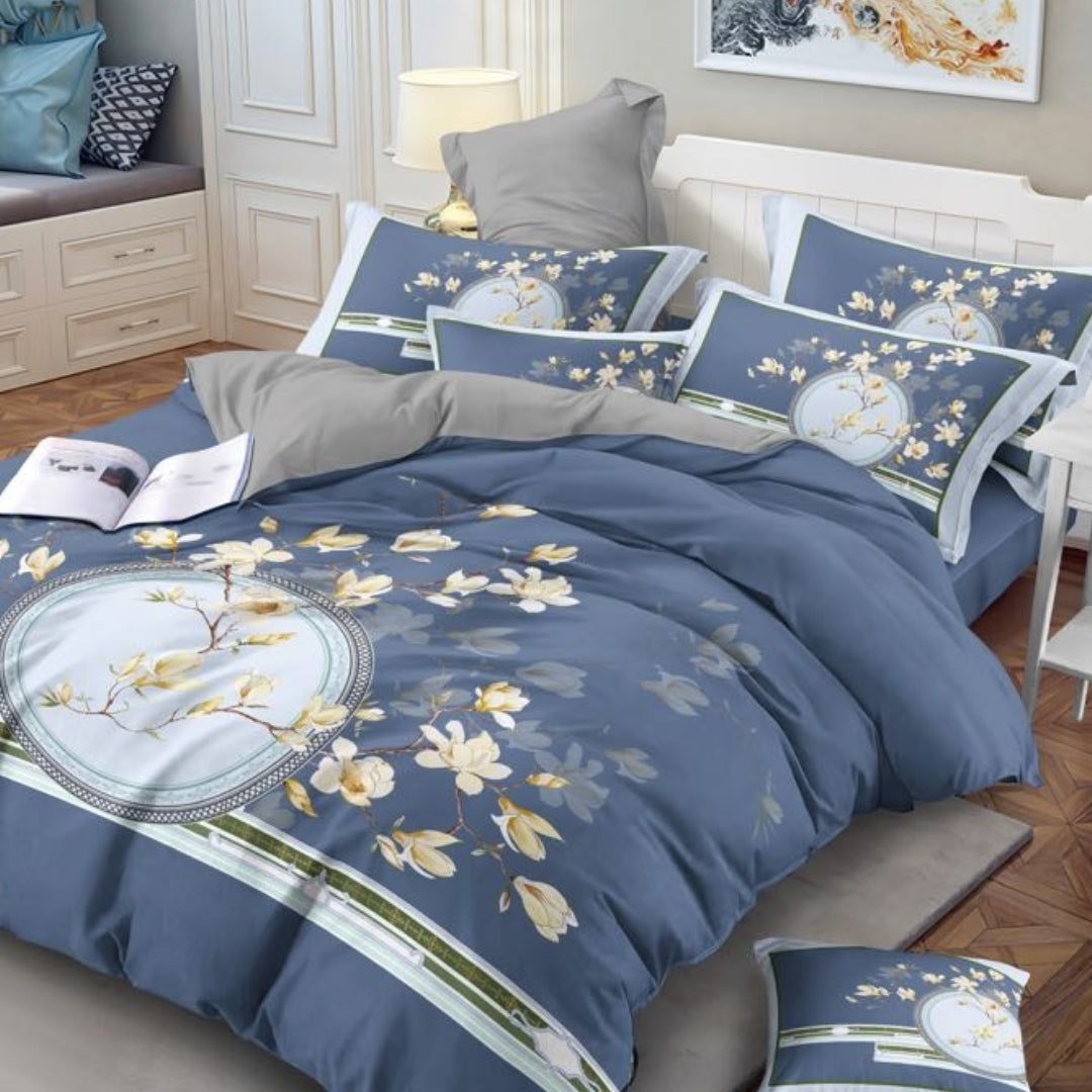 Roman Collection King Size Bed Sheet Set with Pillow Covers for Double Bed by Florida