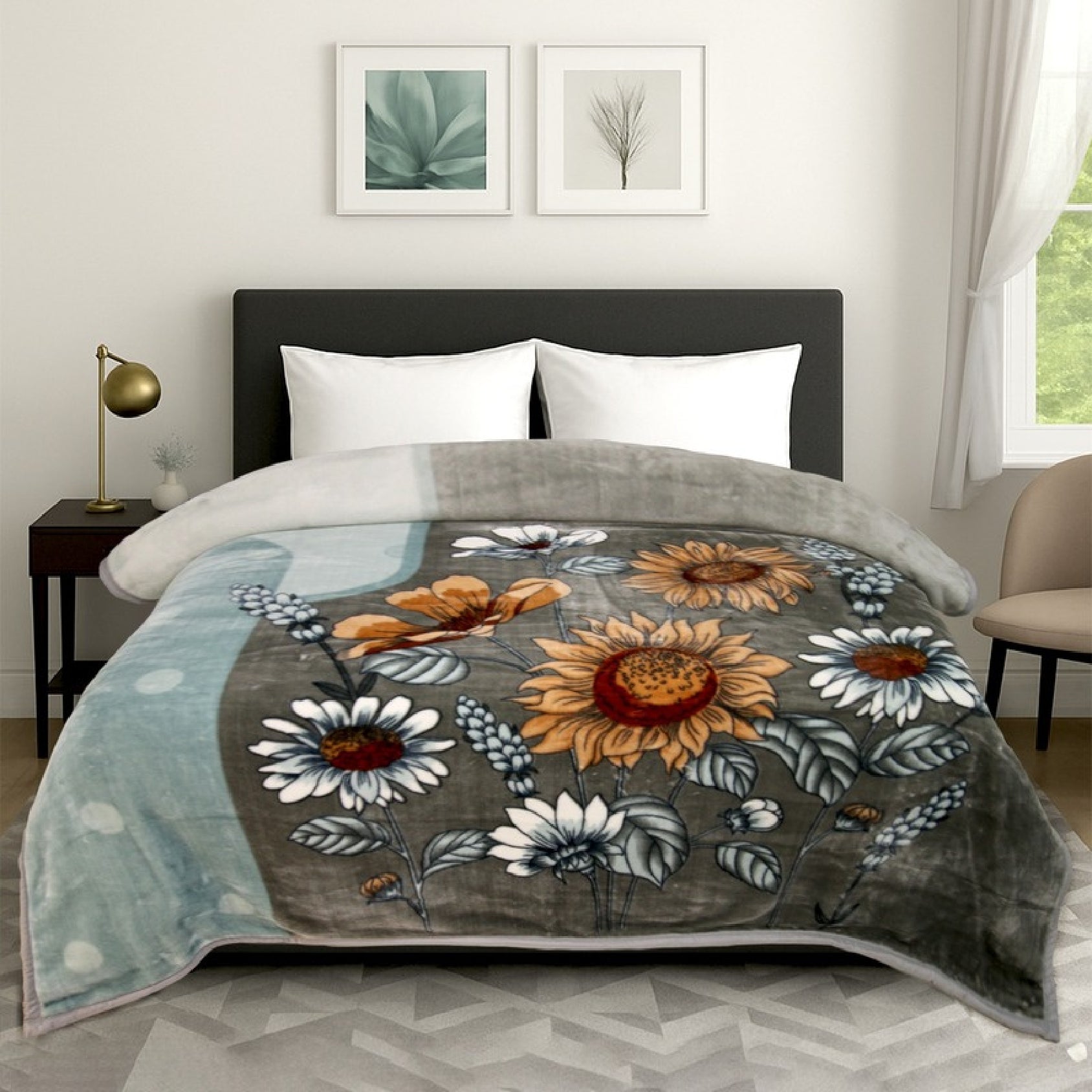 Ashley by Florida Super Soft Double Bed Mink Blanket for Winter