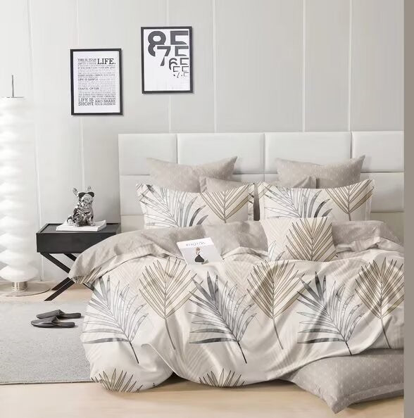 Florida Alaska Double Bed Imported bedsheet Set with Pillow Covers