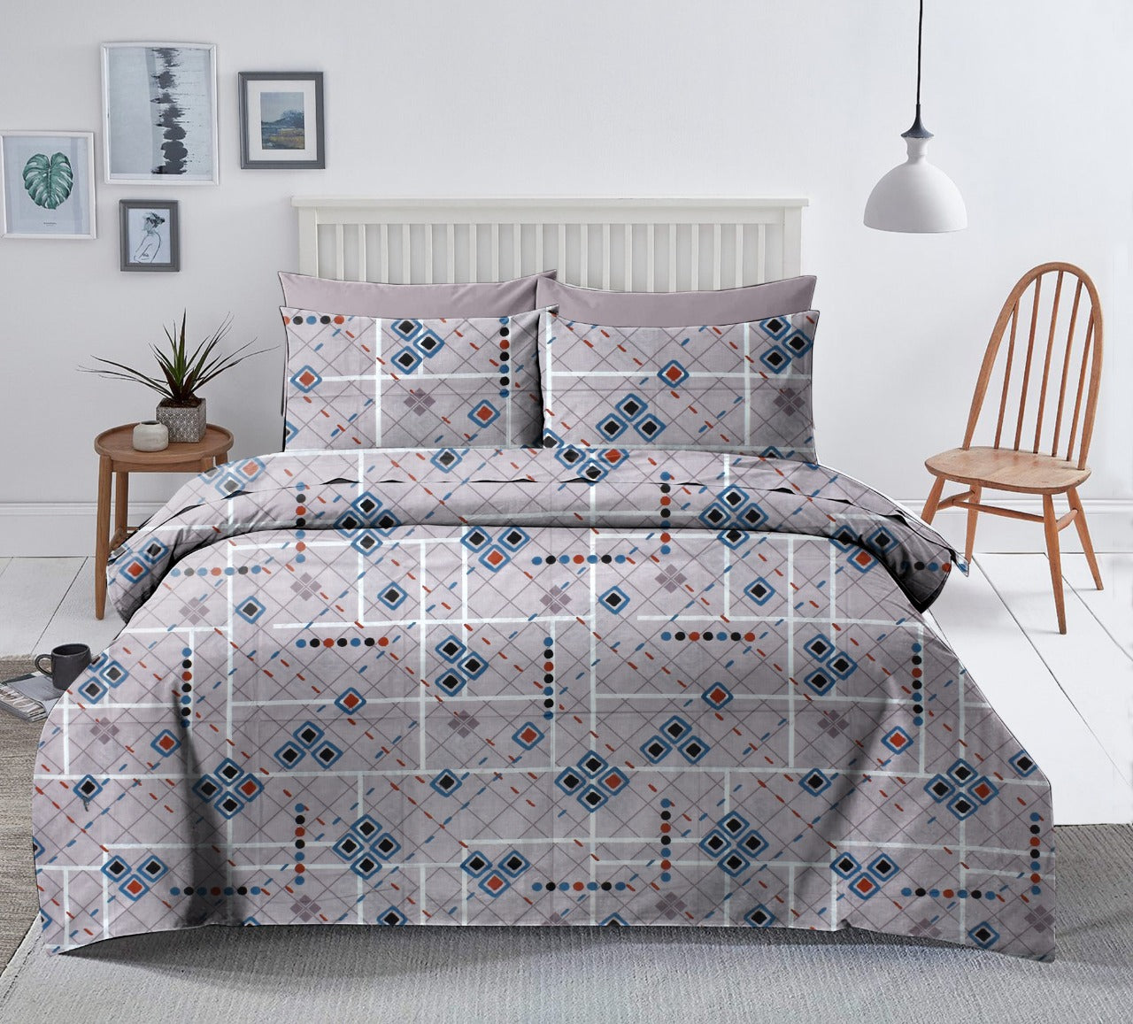 Aroma Super Cotton Bedsheet Set with Pillow Covers by Florida