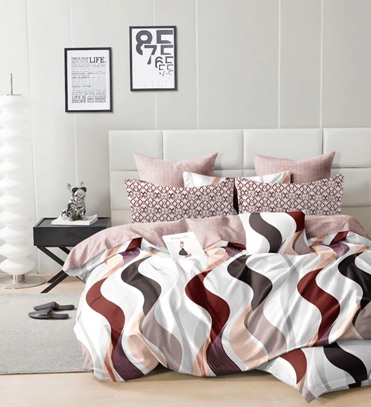 Atlantic Double Bedsheet Set with Pillow Covers by Florida