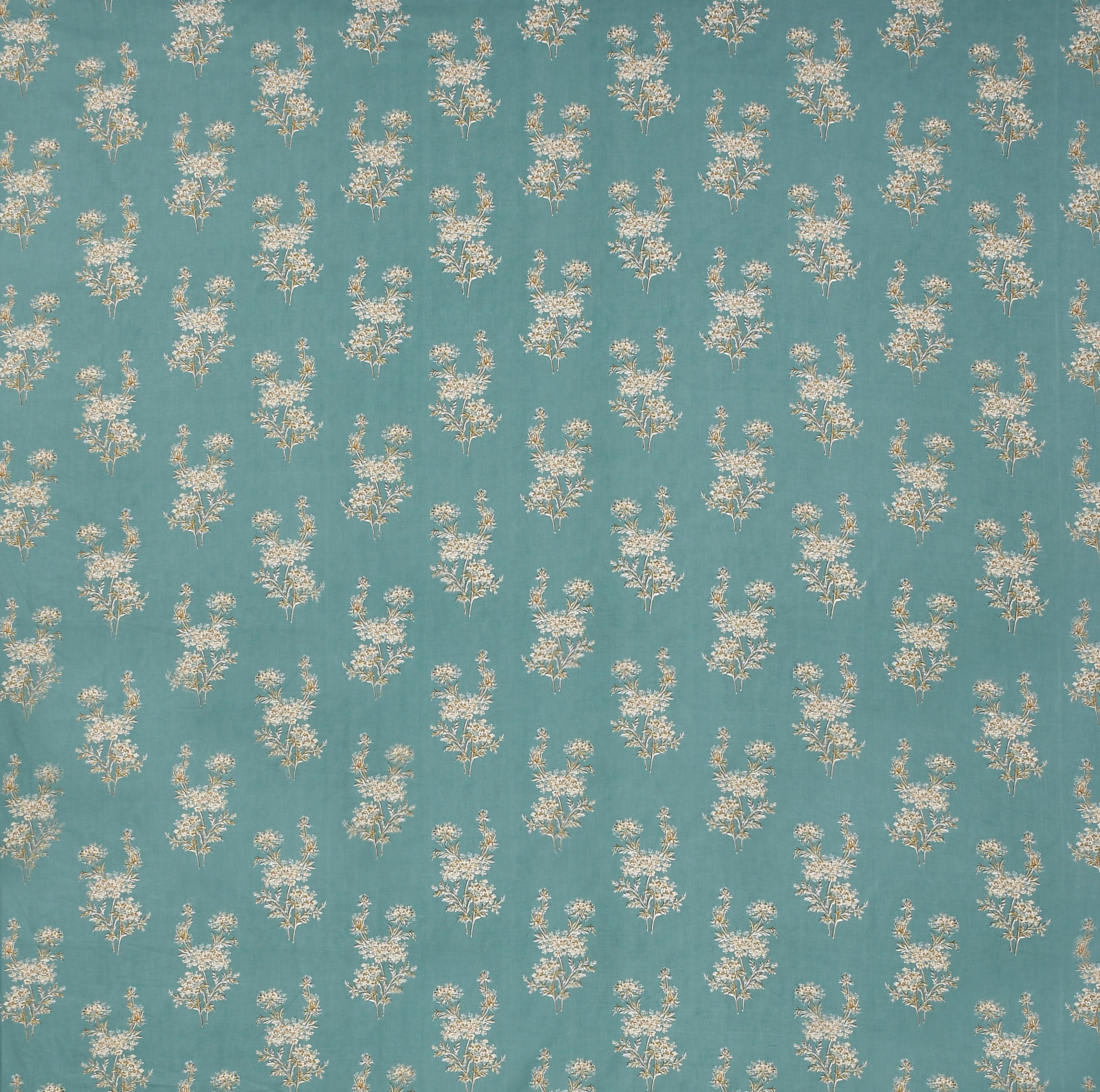 Florida Double Bed King Size Cotton Bedsheet with 2 Pillow Cover - Blue