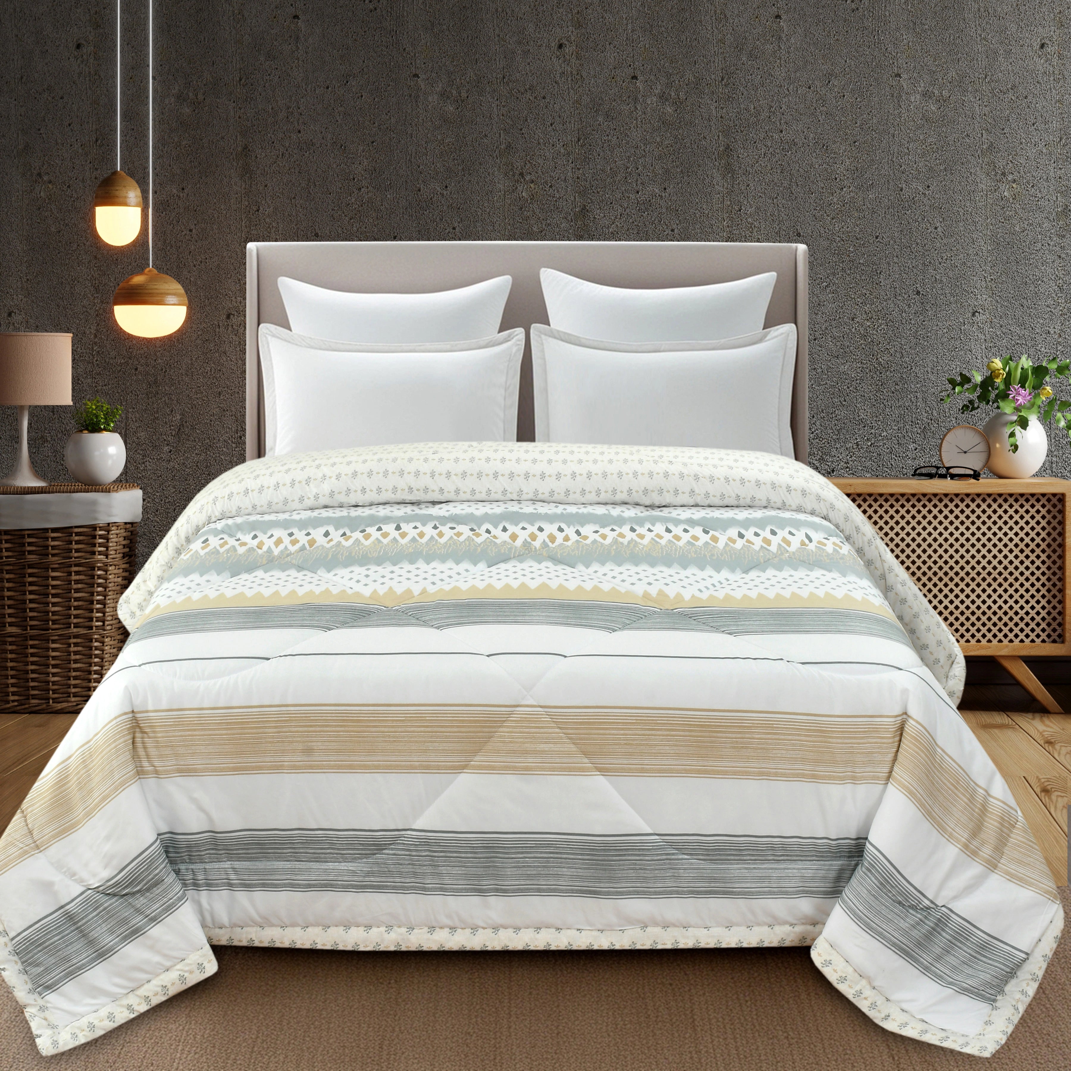 Florida Matrix Ultra Soft All Season Fluffy (AC Quilt/Blanket) Comforter for Double Bed