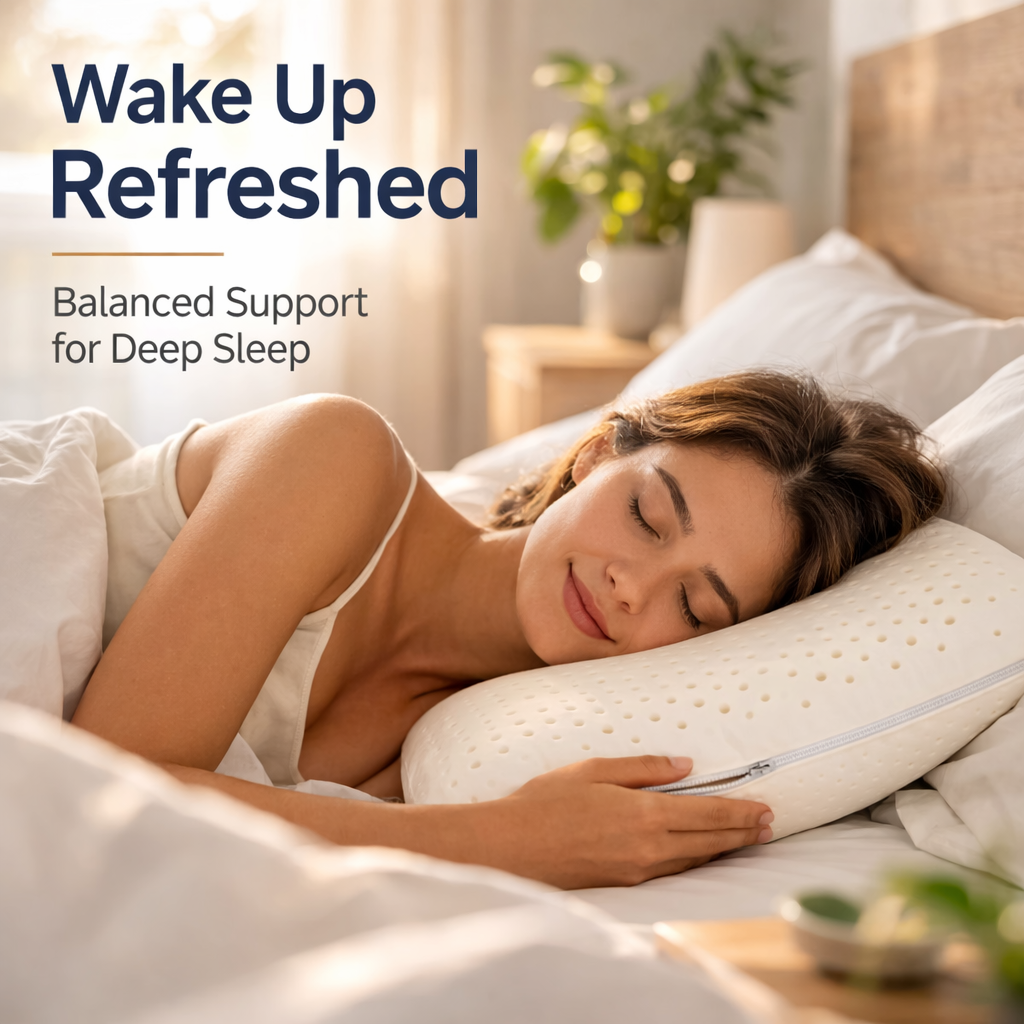 Florida Sleep Latex Pro Air Pillow for Advanced Breathable Neck Support