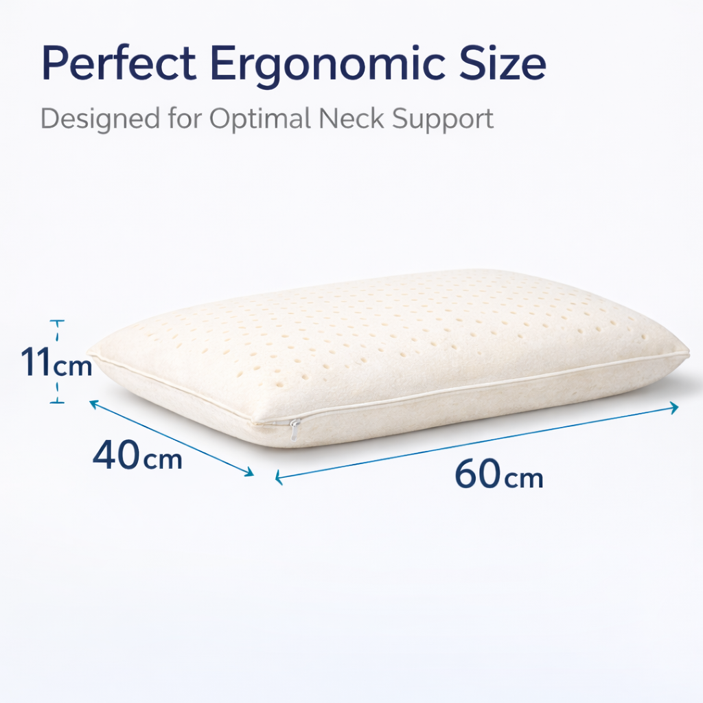 Florida Sleep Latex Pro Air Pillow for Advanced Breathable Neck Support