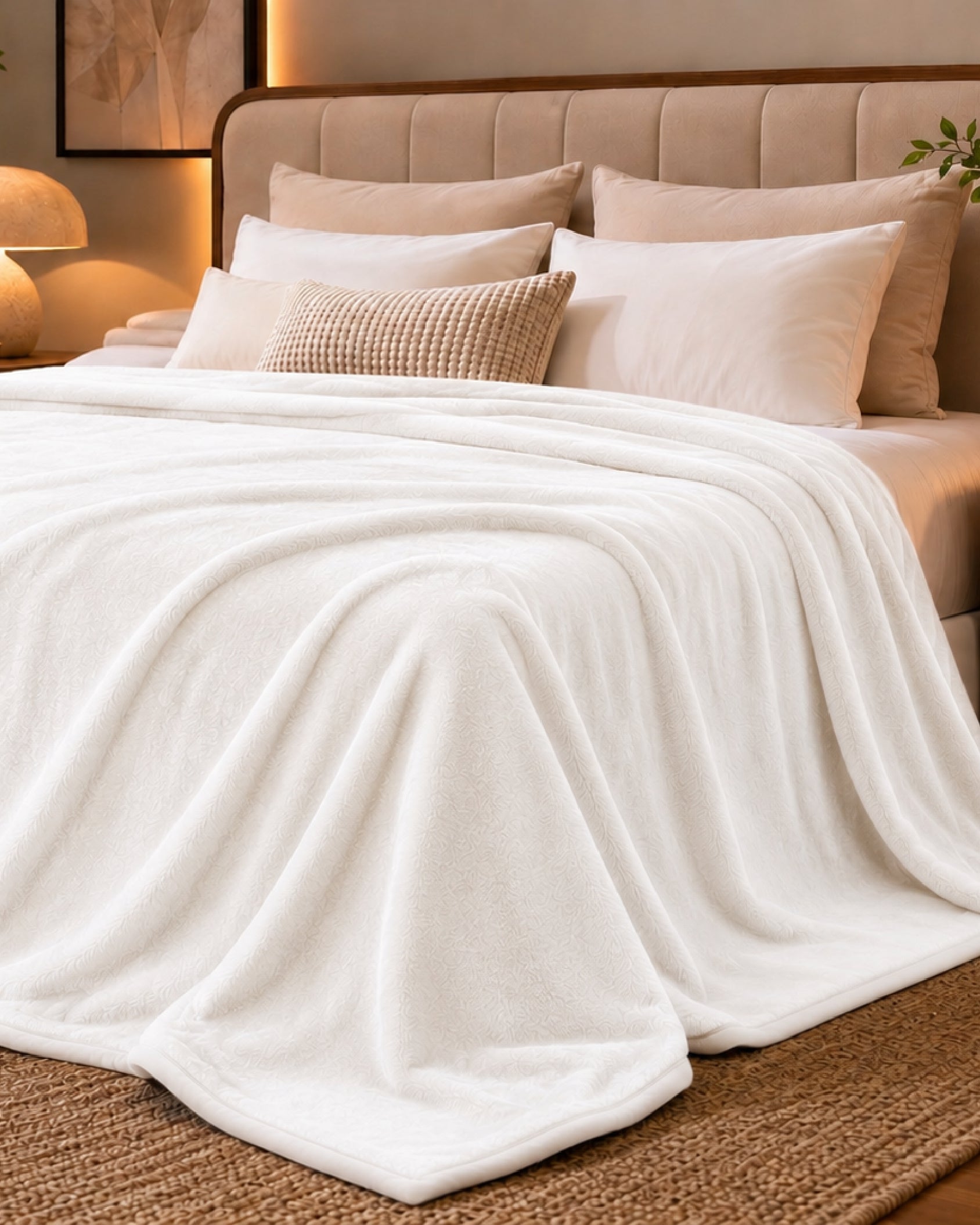 Colorways Ultra Soft Flannel Single & Double bed AC Blanket for All Season