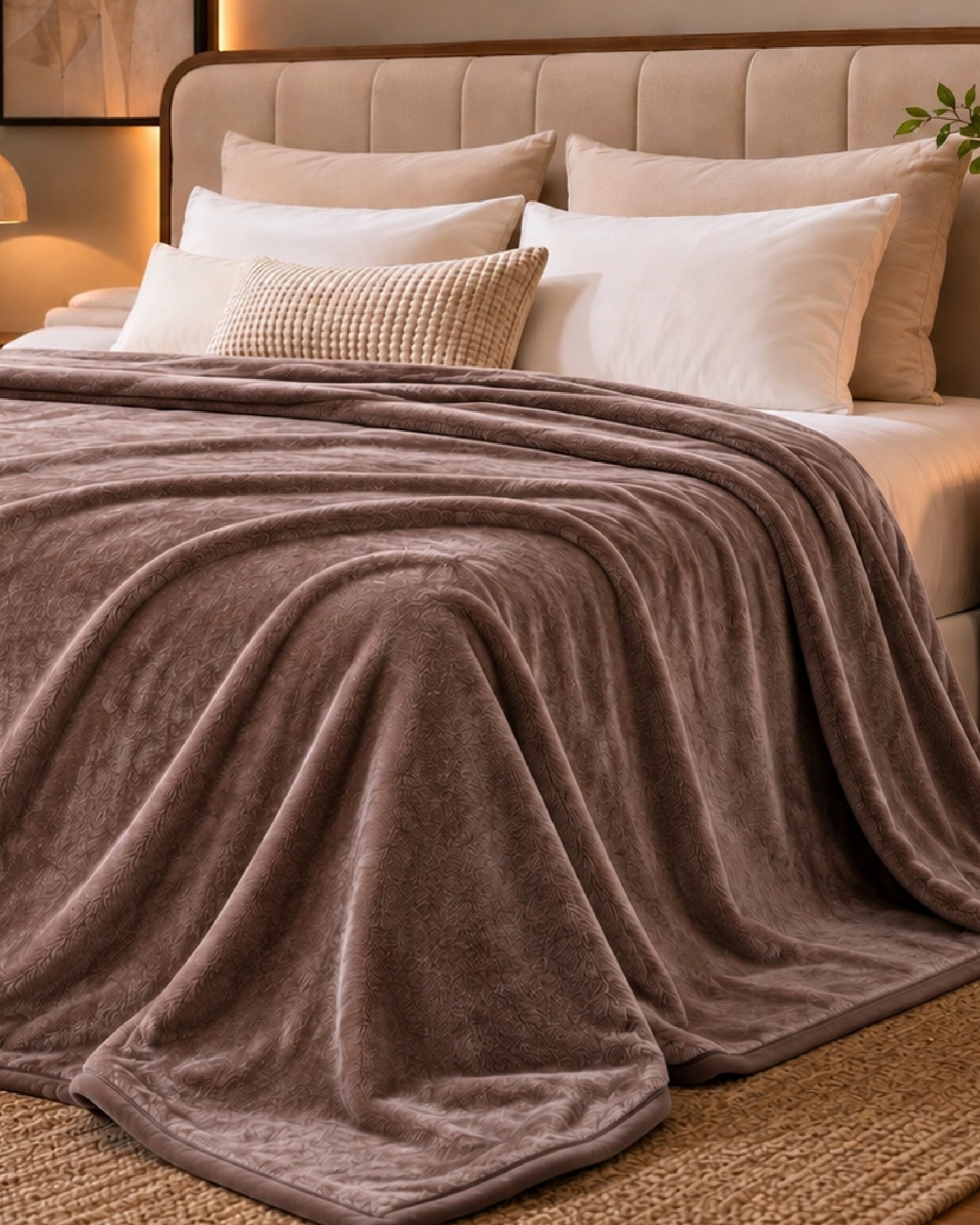 Colorways Ultra Soft Flannel Single & Double bed AC Blanket for All Season