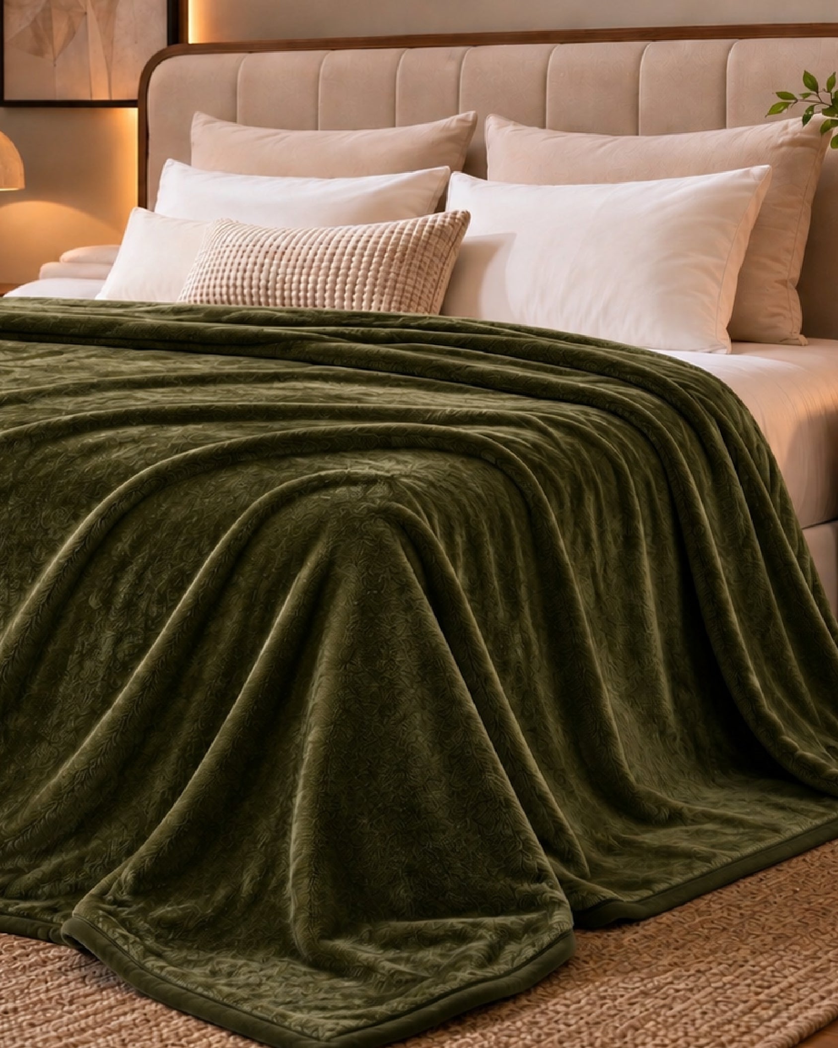 Colorways Ultra Soft Flannel Single & Double bed AC Blanket for All Season