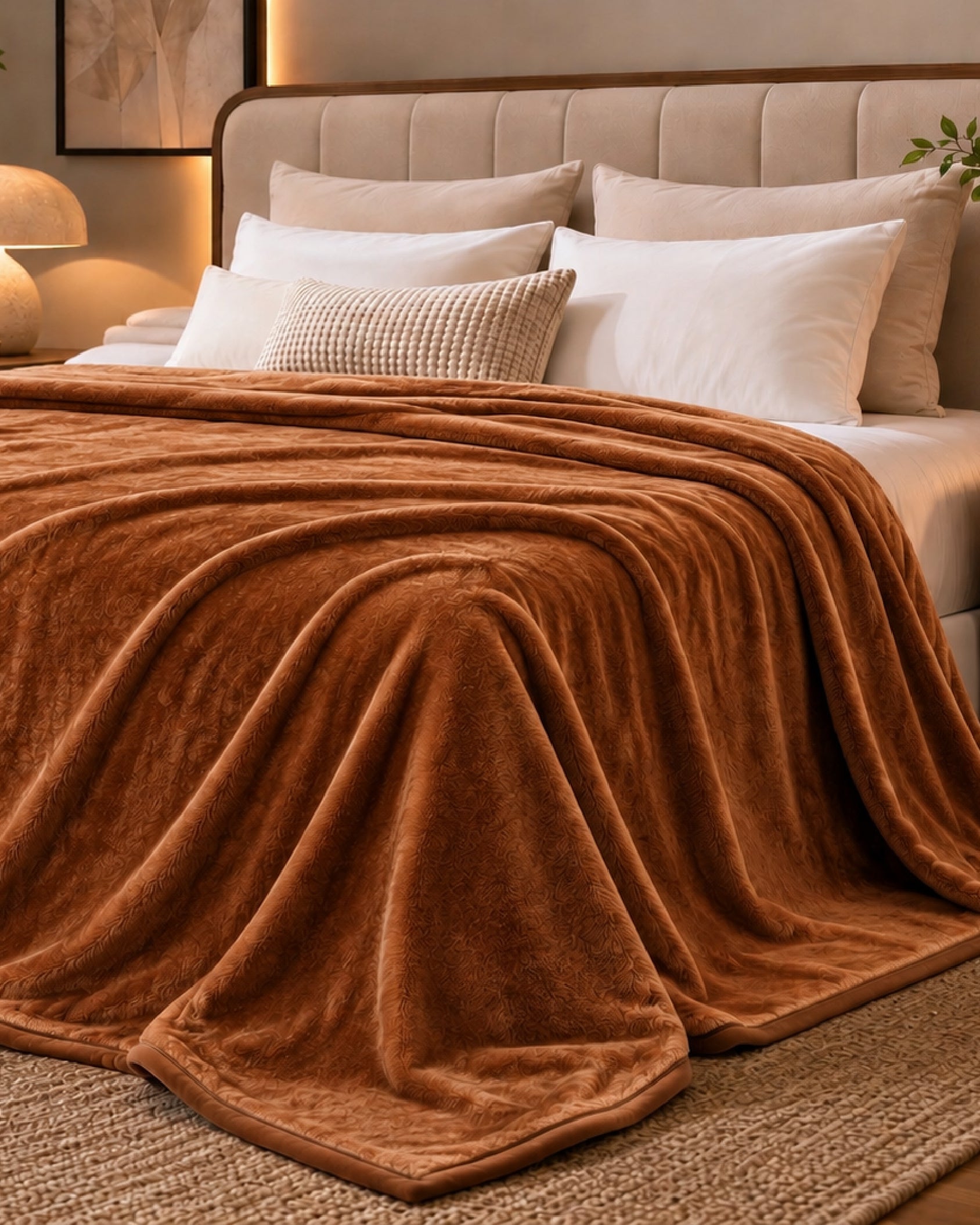 Colorways Ultra Soft Flannel Single & Double bed AC Blanket for All Season