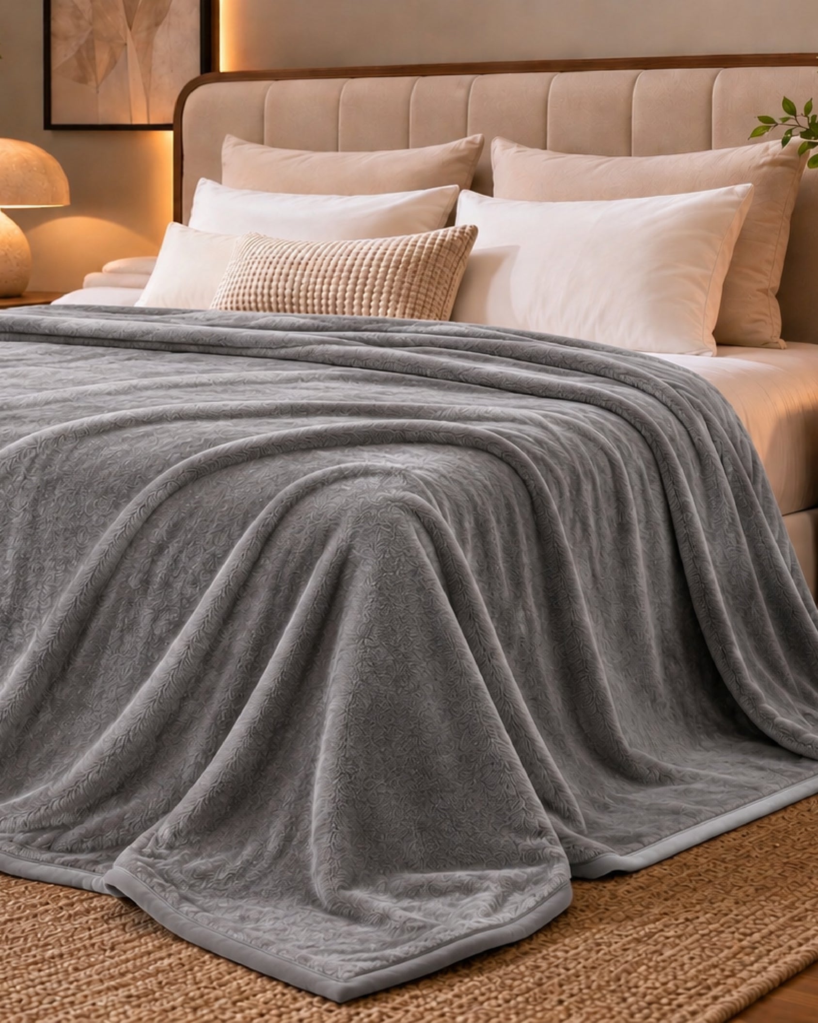 Colorways Ultra Soft Flannel Single & Double bed AC Blanket for All Season