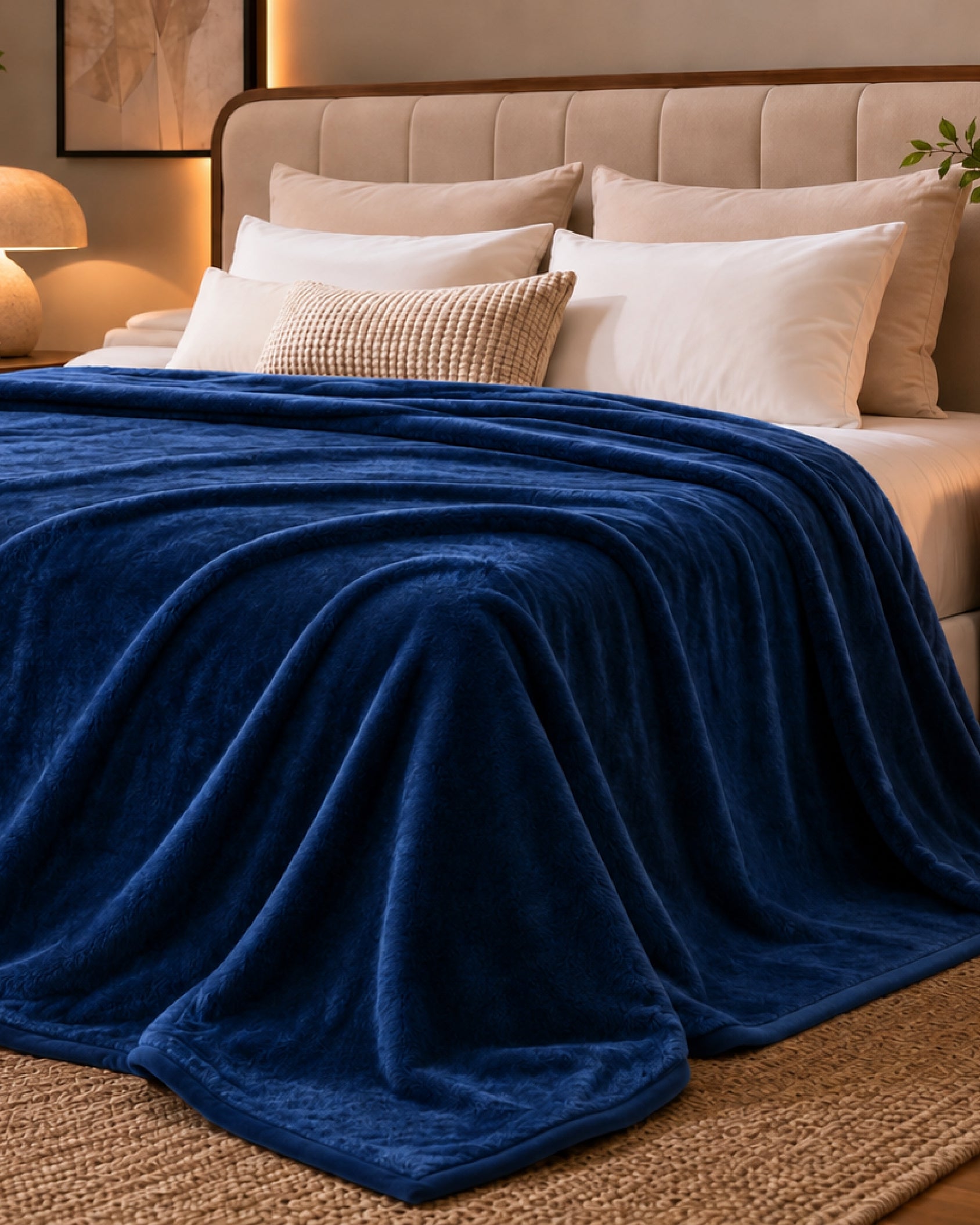 Colorways Ultra Soft Flannel Single & Double bed AC Blanket for All Season