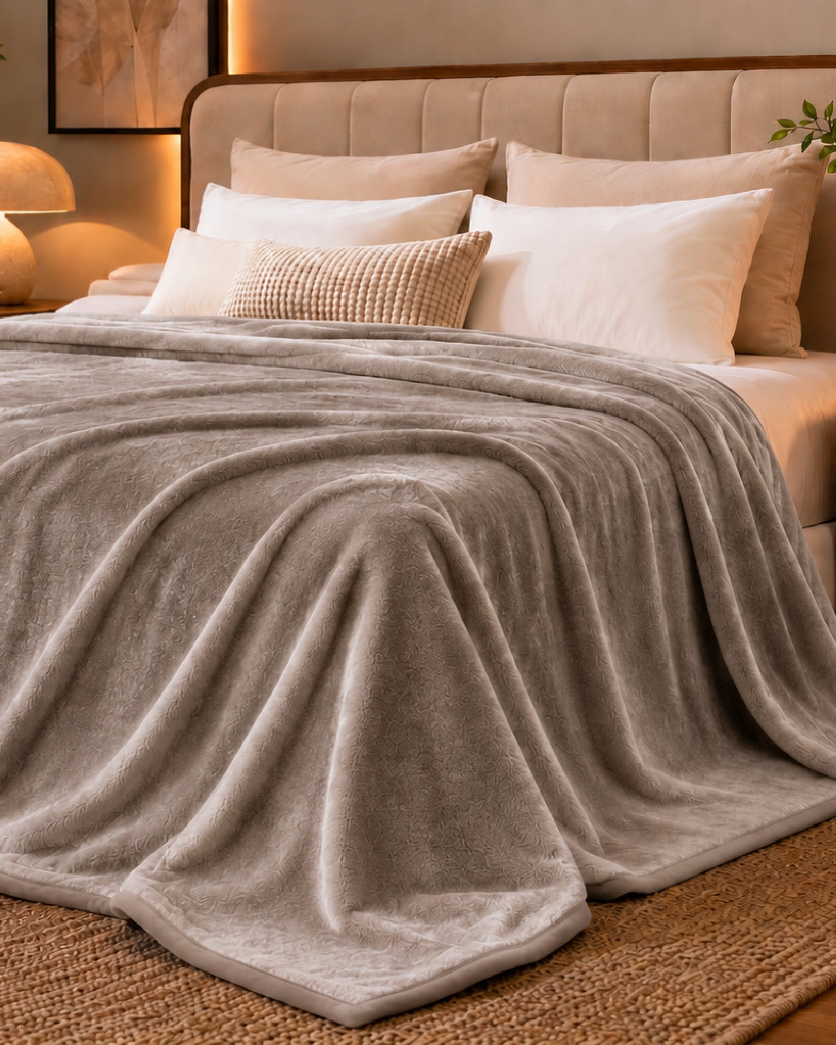Colorways Ultra Soft Flannel Single & Double bed AC Blanket for All Season