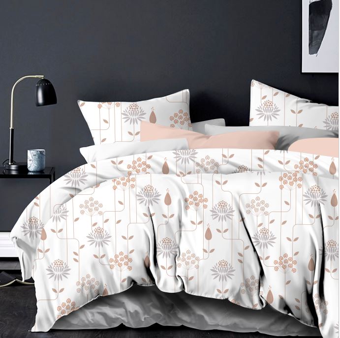 Florida Corsica King Size 100 % Pure Cotton Percale Comforter Set (Bed in Bed) - Perfect for Gifting