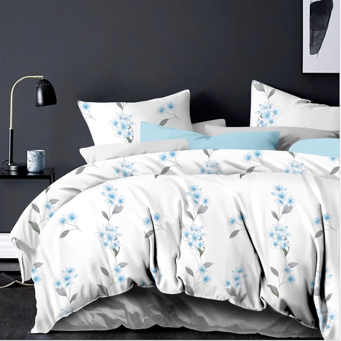 Florida Corsica King Size 100 % Pure Cotton Percale Comforter Set (Bed in Bed) - Perfect for Gifting