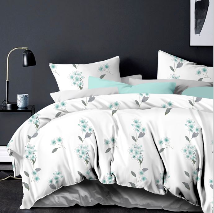 Florida Corsica King Size 100 % Pure Cotton Percale Comforter Set (Bed in Bed) - Perfect for Gifting