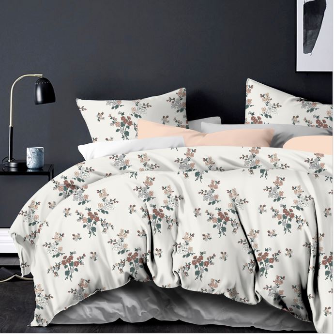 Florida Corsica King Size 100 % Pure Cotton Percale Comforter Set (Bed in Bed) - Perfect for Gifting