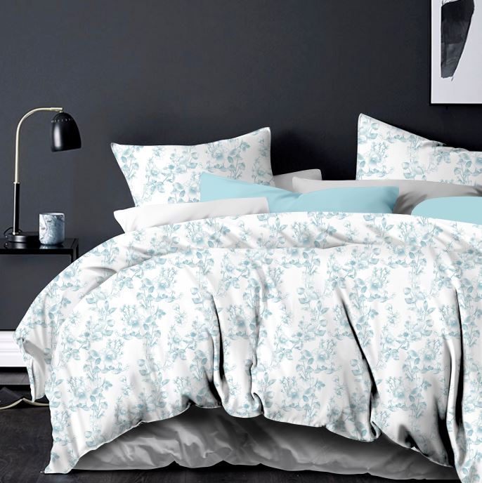 Florida Corsica King Size 100 % Pure Cotton Percale Comforter Set (Bed in Bed) - Perfect for Gifting