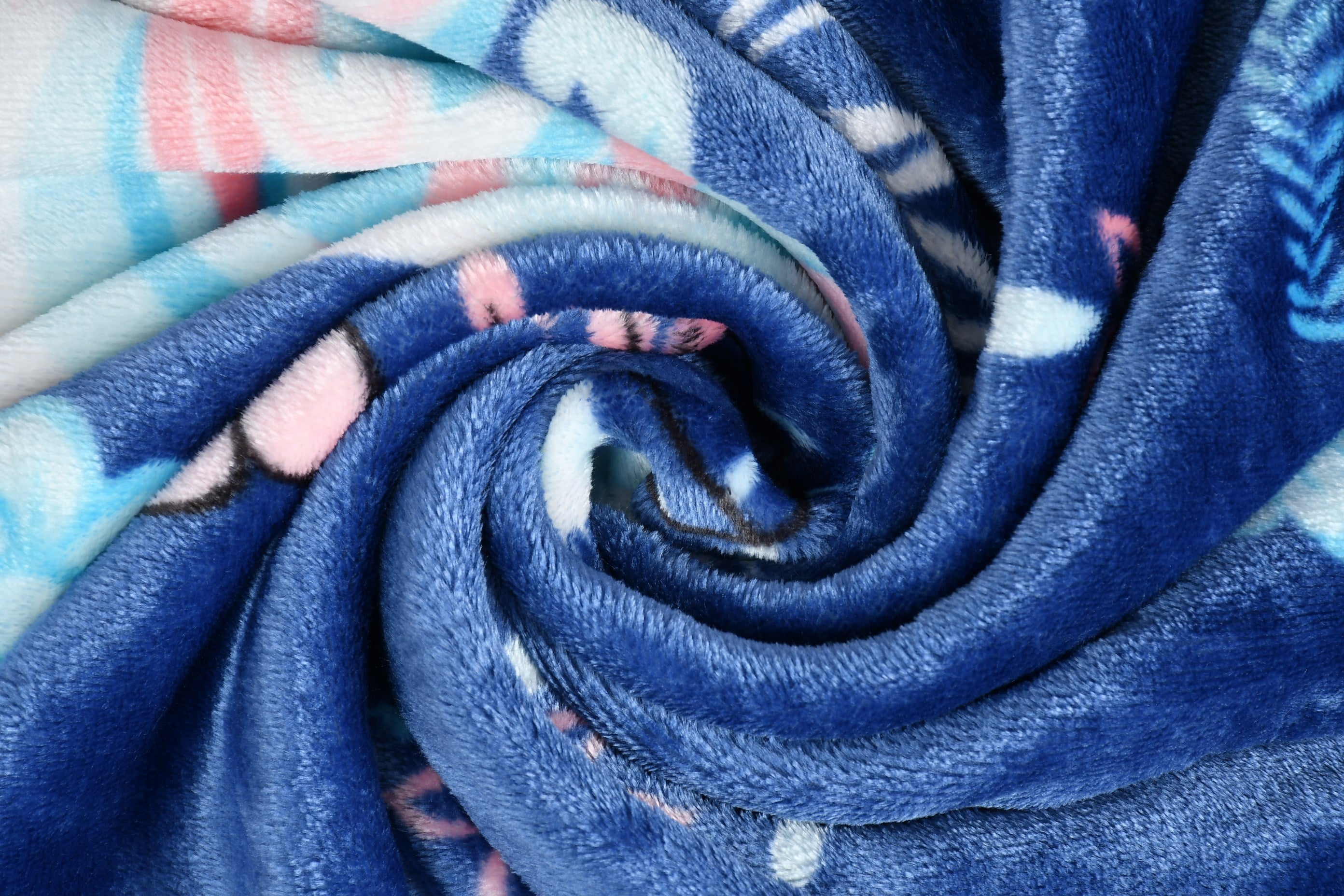 Florida All Season Ultra Soft Kids AC Blanket/Baby Wrapper/Flannel Baby Blanket for 0-5 Yrs Kids Unicorn Printed Blue Color (110x150cm)