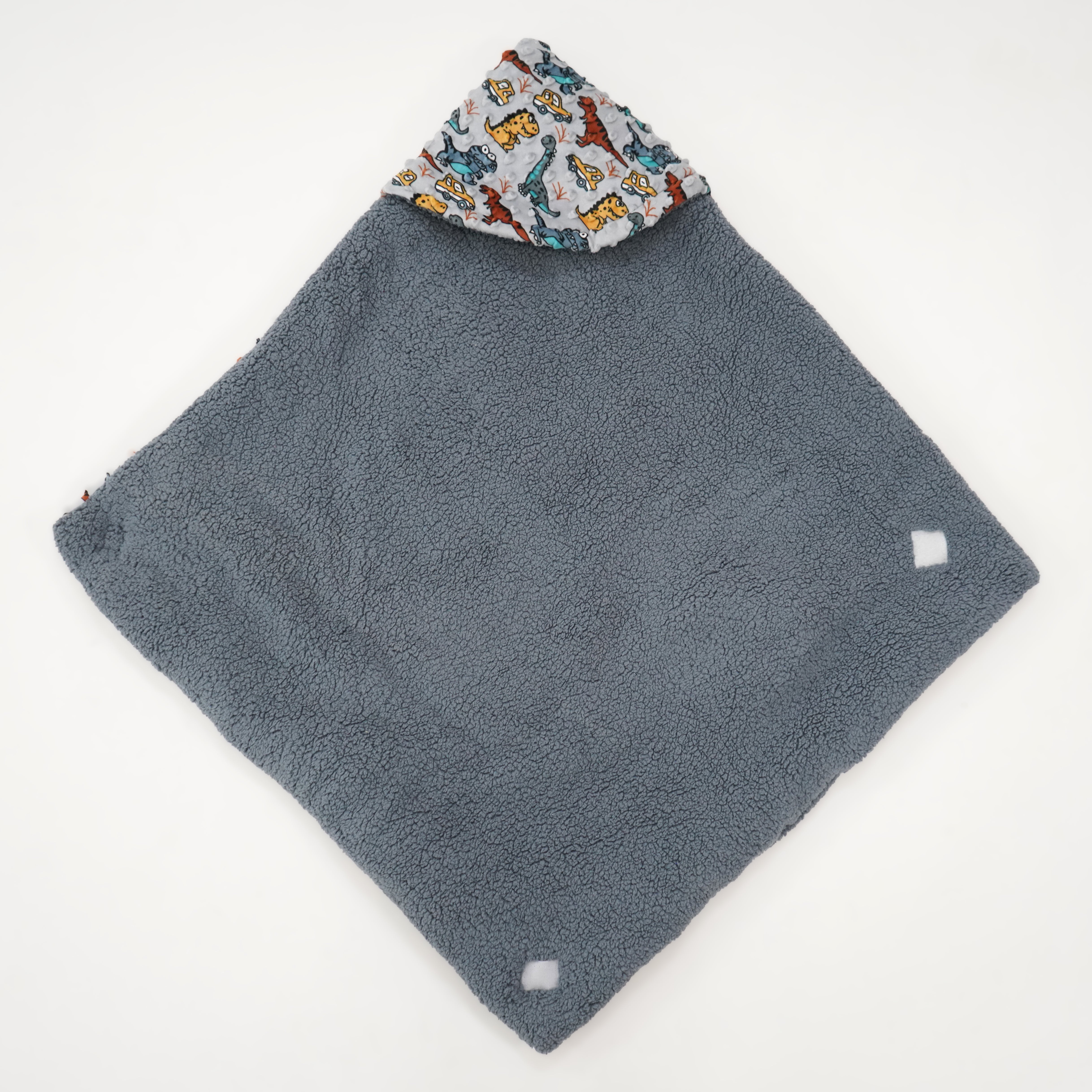 Florida All Season Hooded Baby Blanket Swaddler Wrapper Flannel Soft and Comfortable for New Born Baby Girls and Boys - Grey