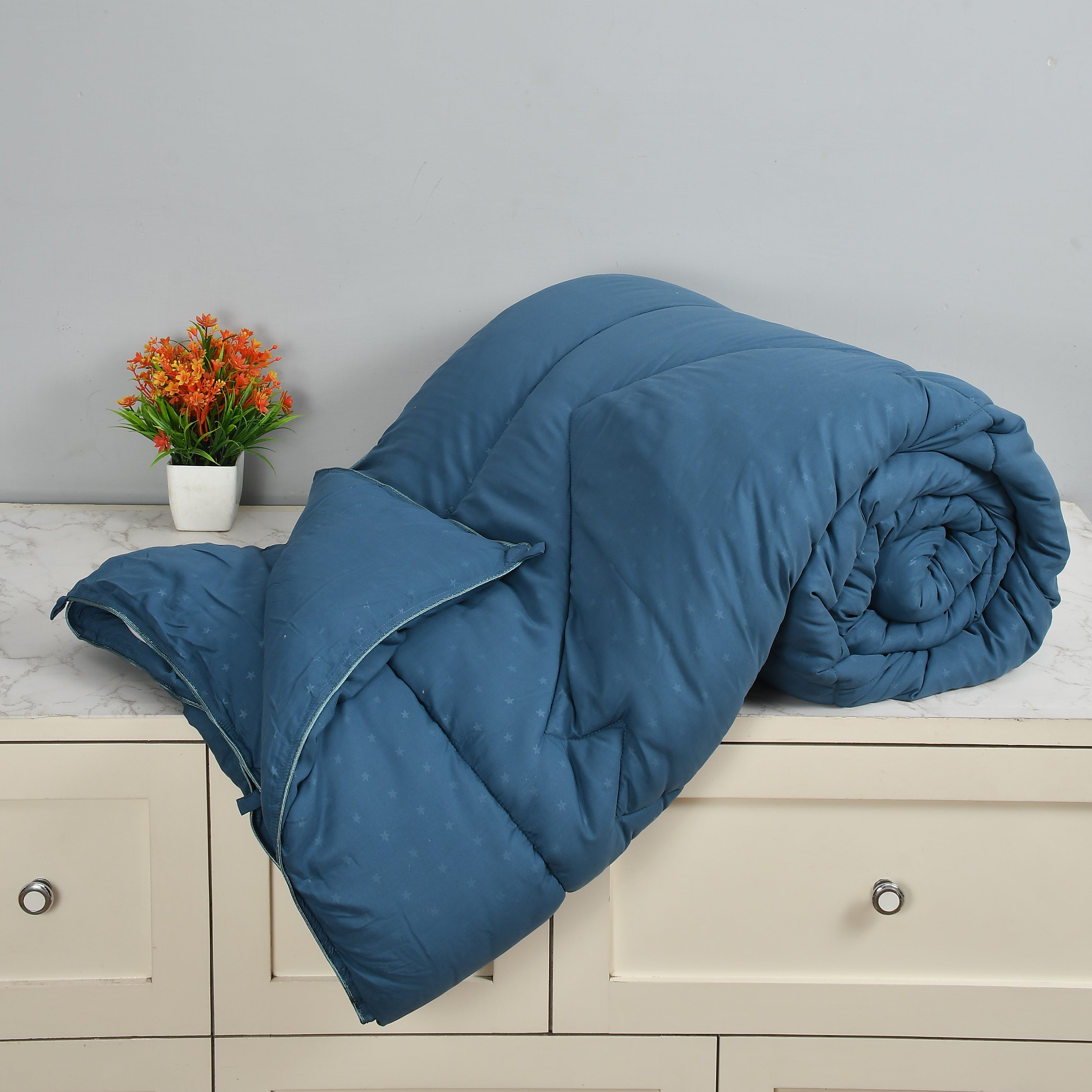 Symphony (Quilt/Rajai) Comforter in 350 GSM for Single & Double Bed for Winter