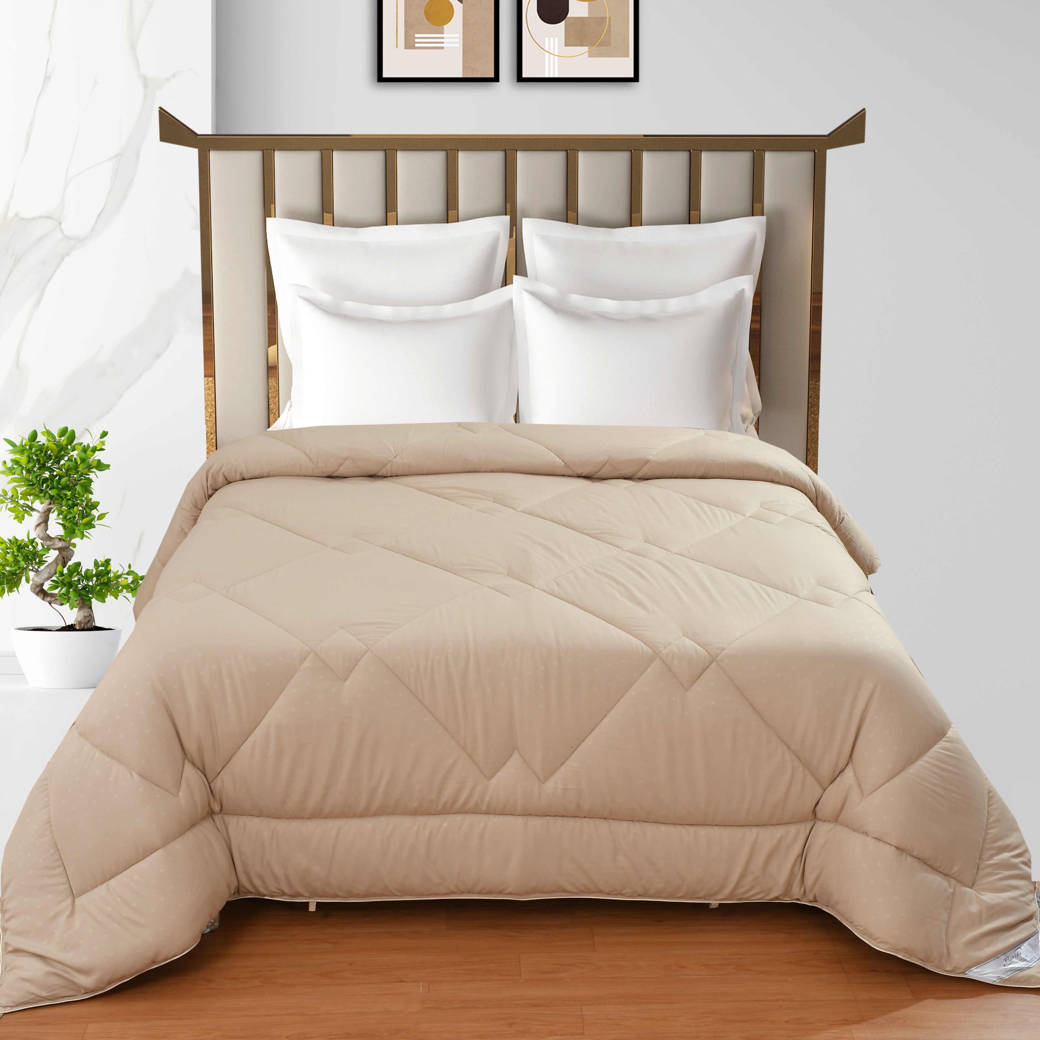 Symphony (Quilt/Rajai) Comforter in 350 GSM for Single & Double Bed for Winter