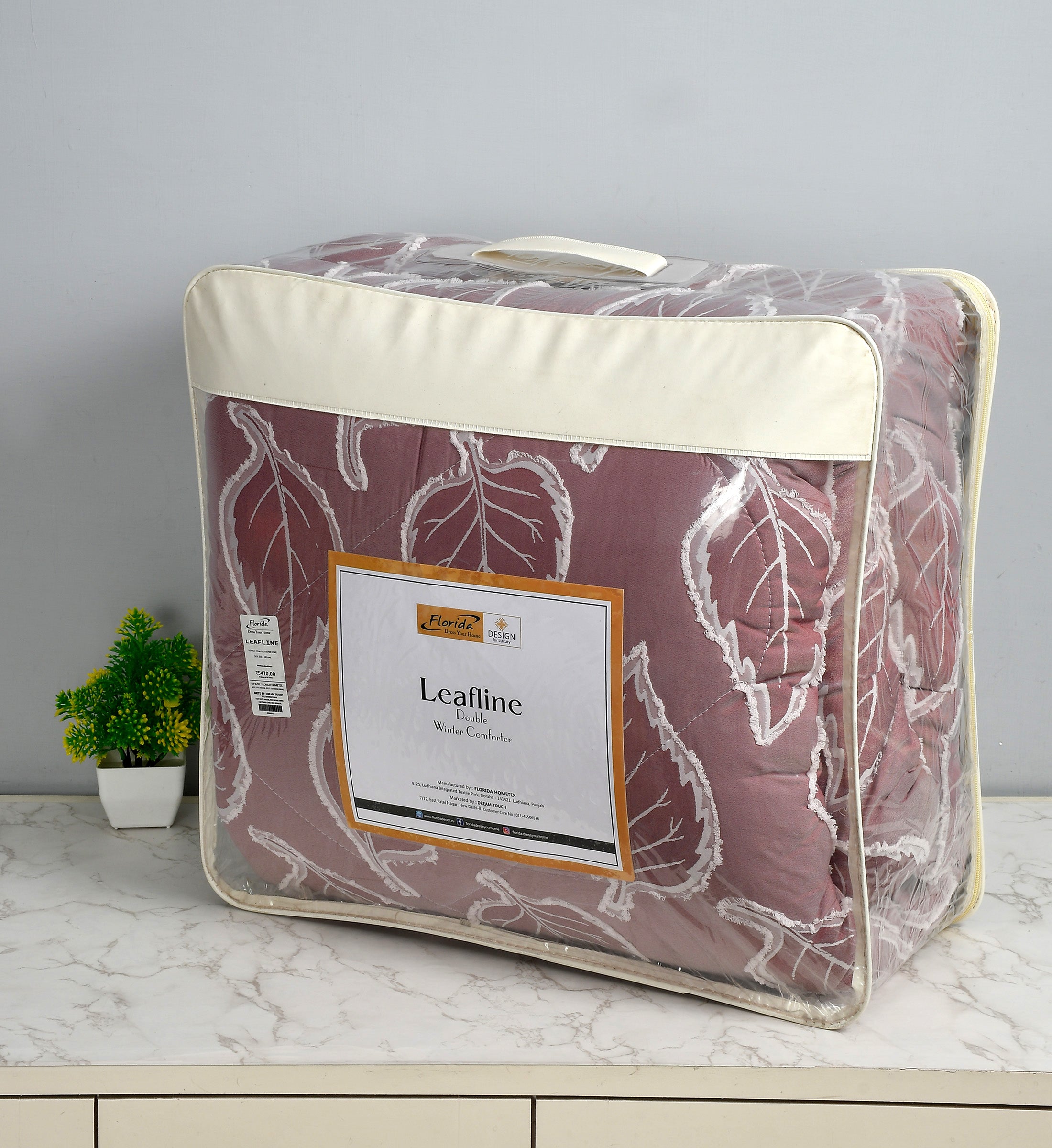 Leafline Summer Comforter by Florida for Single Bed