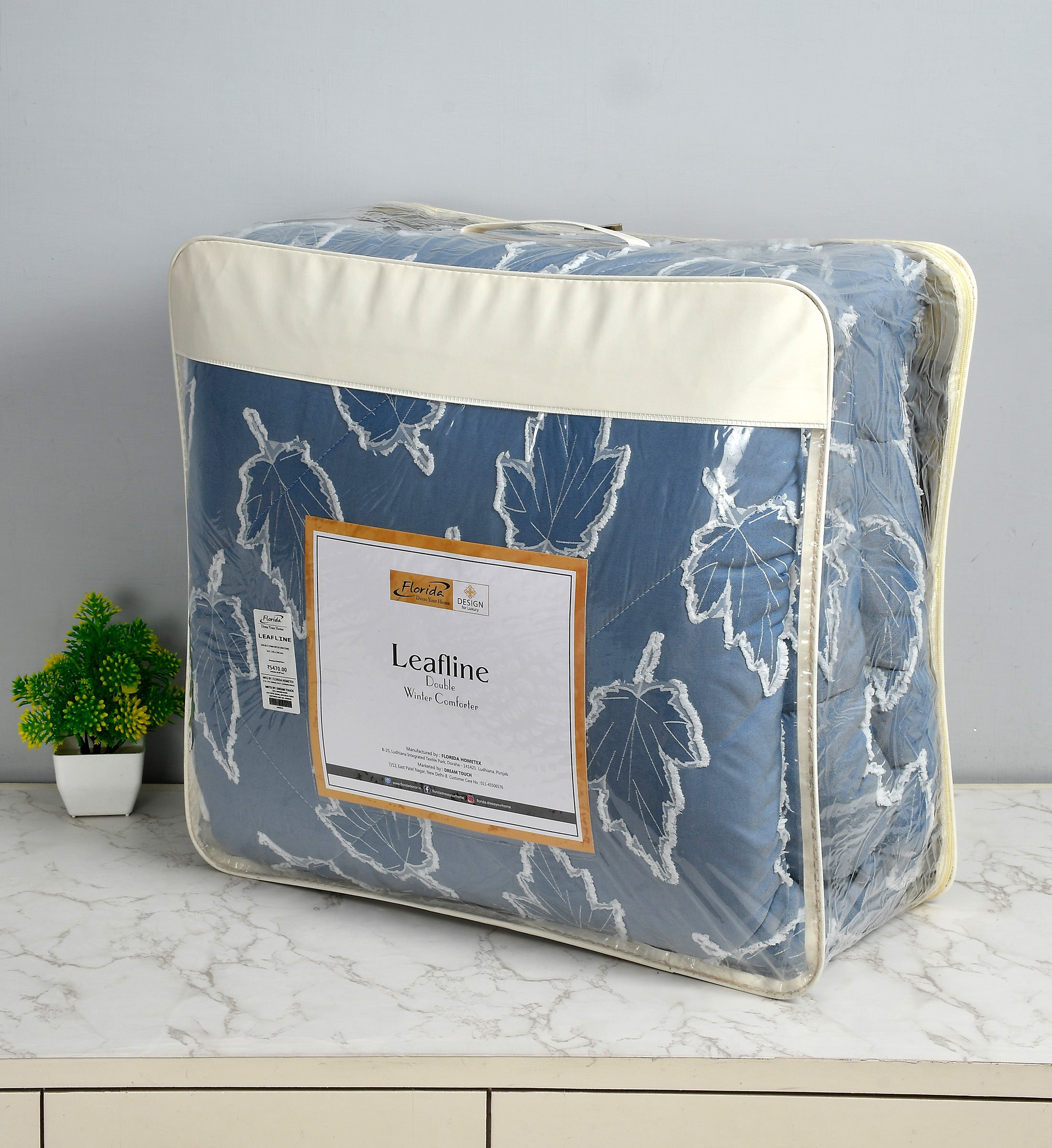 Leafline Summer Comforter by Florida for Single Bed