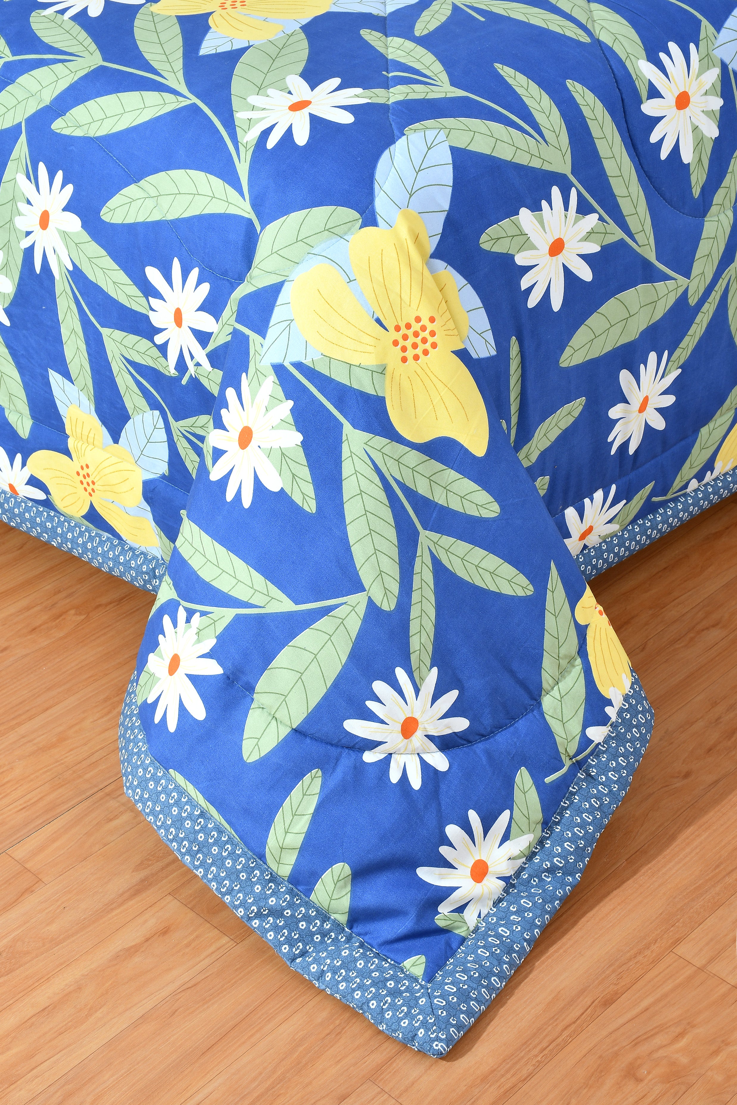 Heaven AC Double Bed Comforter for All Session (Blue)