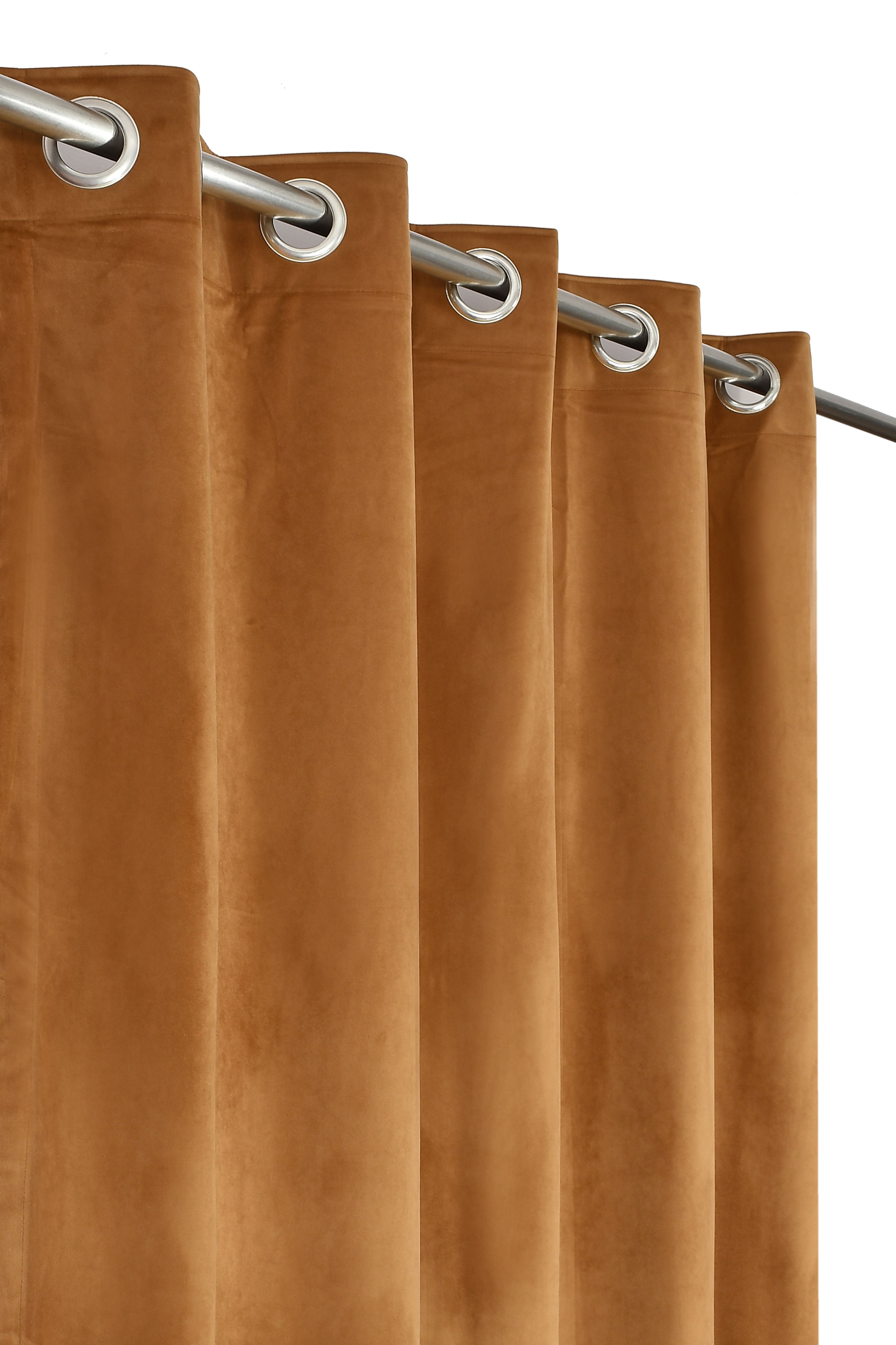 Hamilton Curtain by Florida - Curtains for Living Room Bedroom Balcony Made with Plain Holand Velvet and Solid Colors