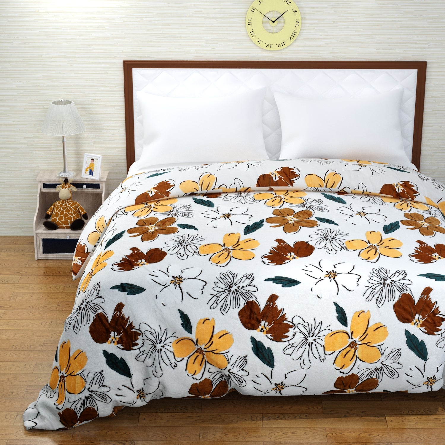 Florida Delta Super Soft Double Bed Flannel AC Blanket for All Season