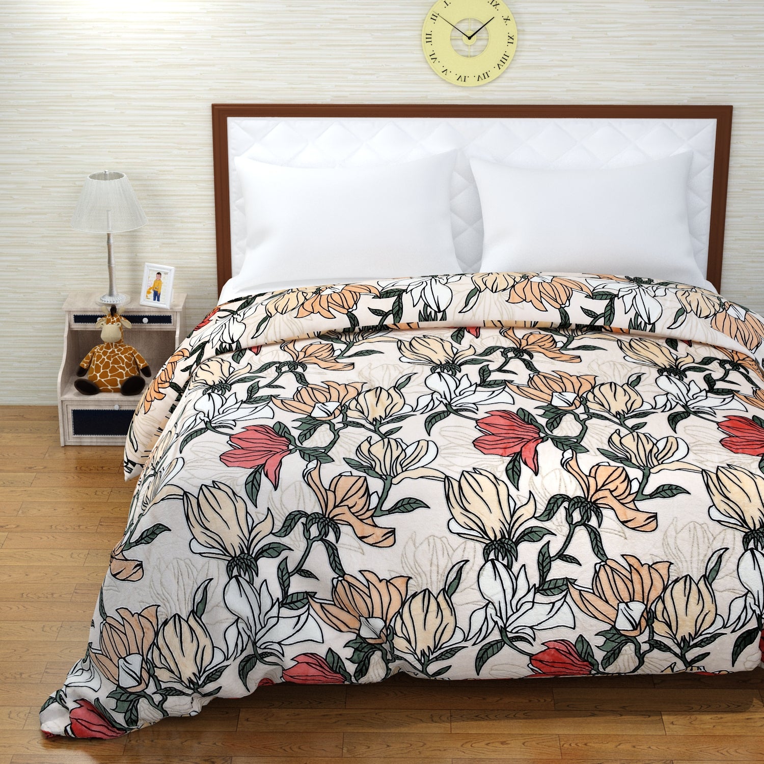 Florida Delta Super Soft Double Bed Flannel AC Blanket for All Season