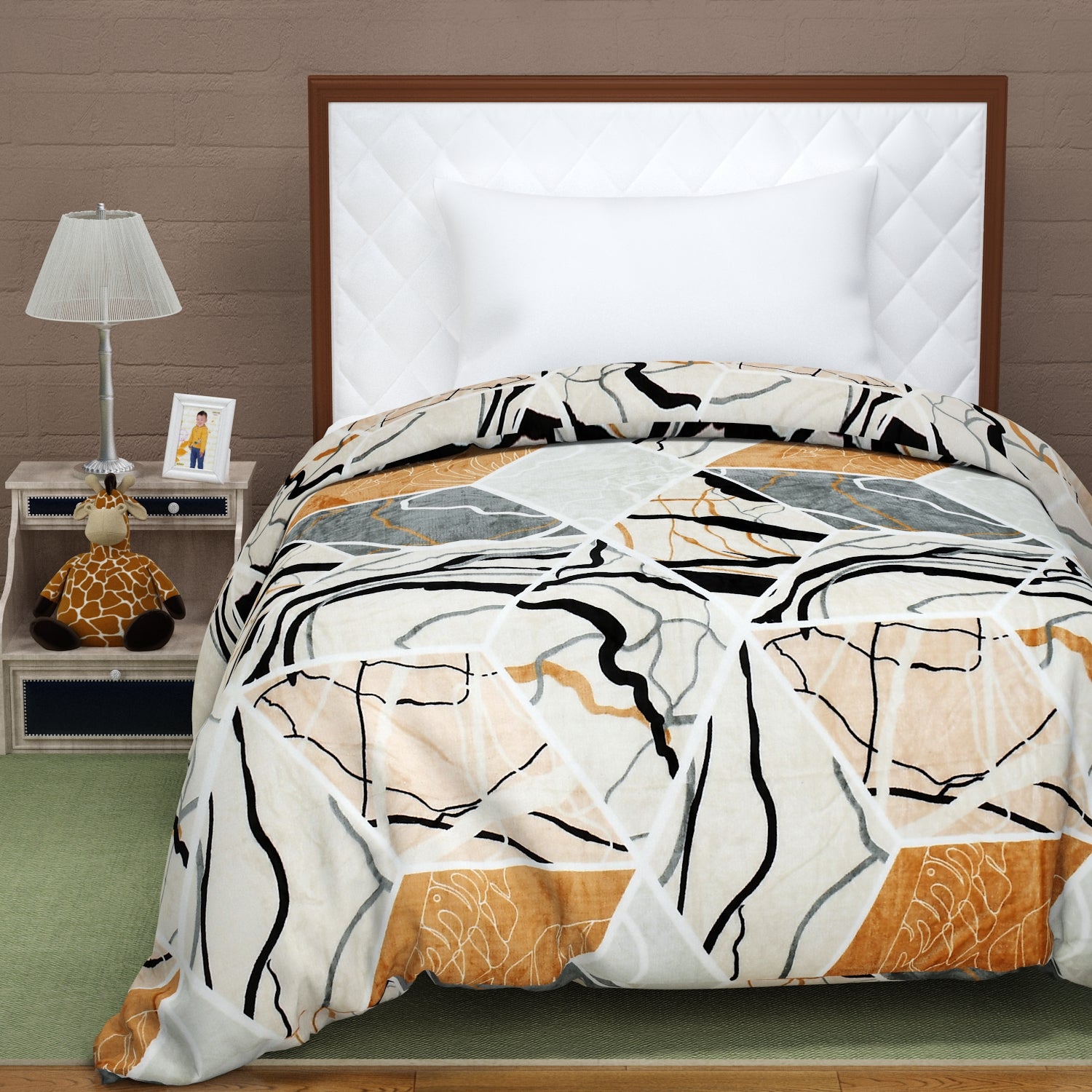 Florida Delta Super Soft Double Bed Flannel AC Blanket for All Season