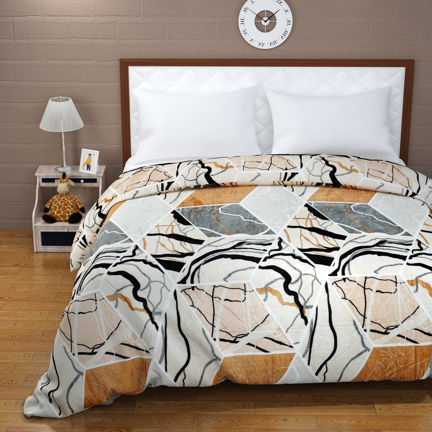 Florida Delta Super Soft Double Bed Flannel AC Blanket for All Season