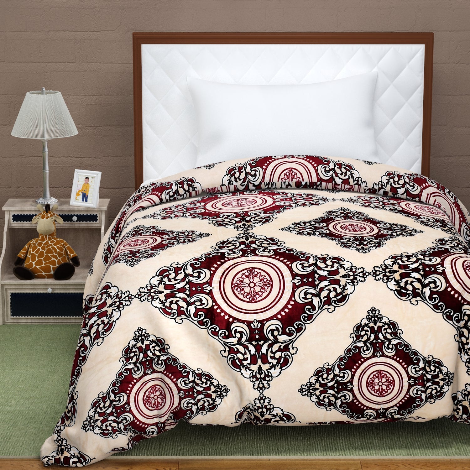 Florida Delta Super Soft Double Bed Flannel AC Blanket for All Season