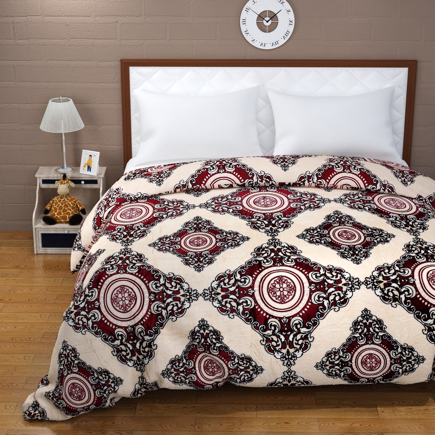 Florida Delta Super Soft Double Bed Flannel AC Blanket for All Season