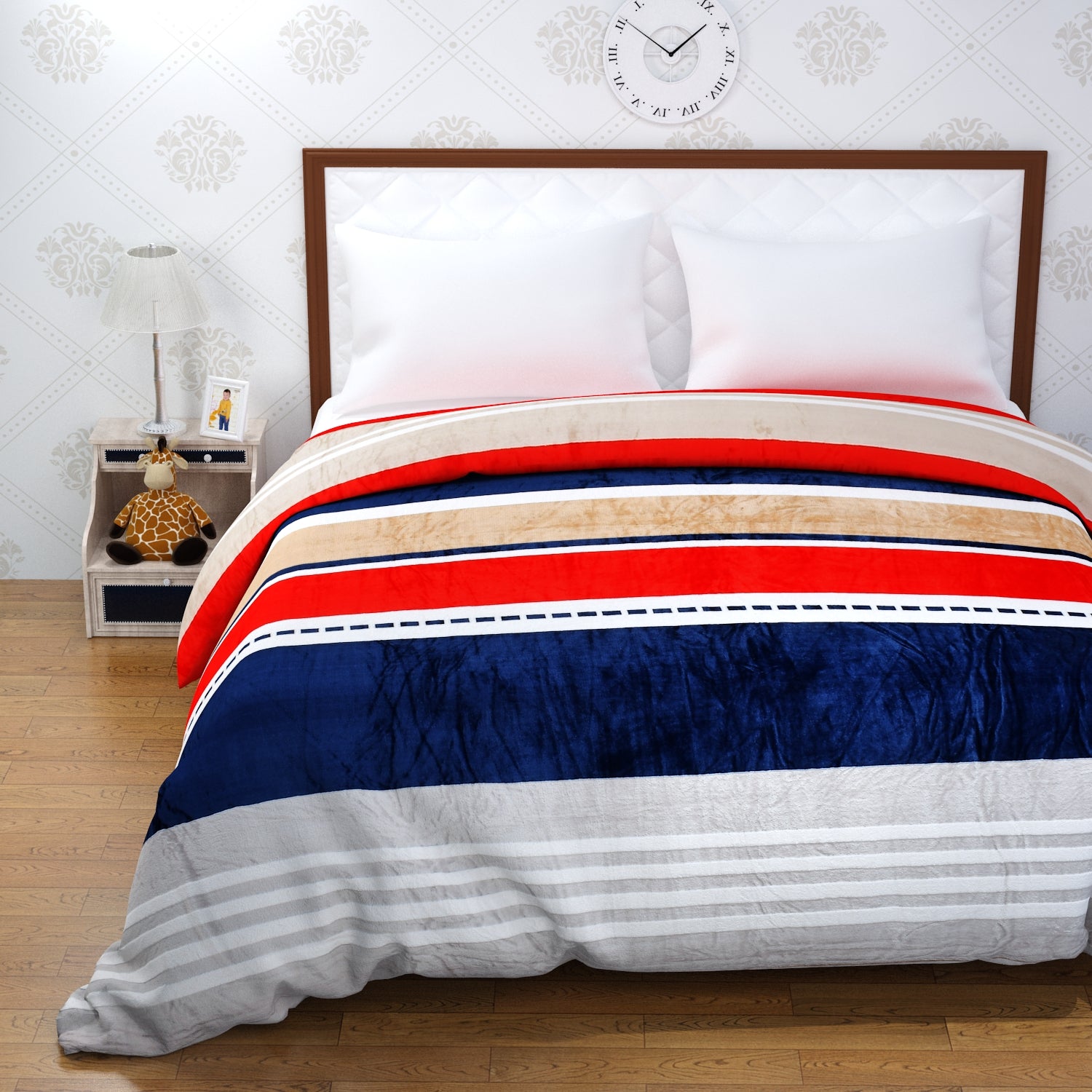 Florida Delta Super Soft Double Bed Flannel AC Blanket for All Season