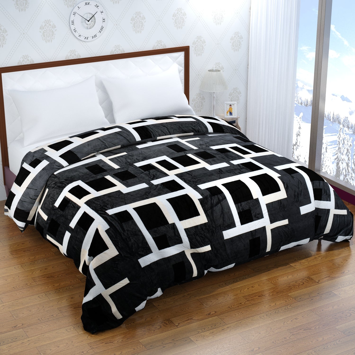 Florida Delta Super Soft Double Bed Flannel AC Blanket for All Season