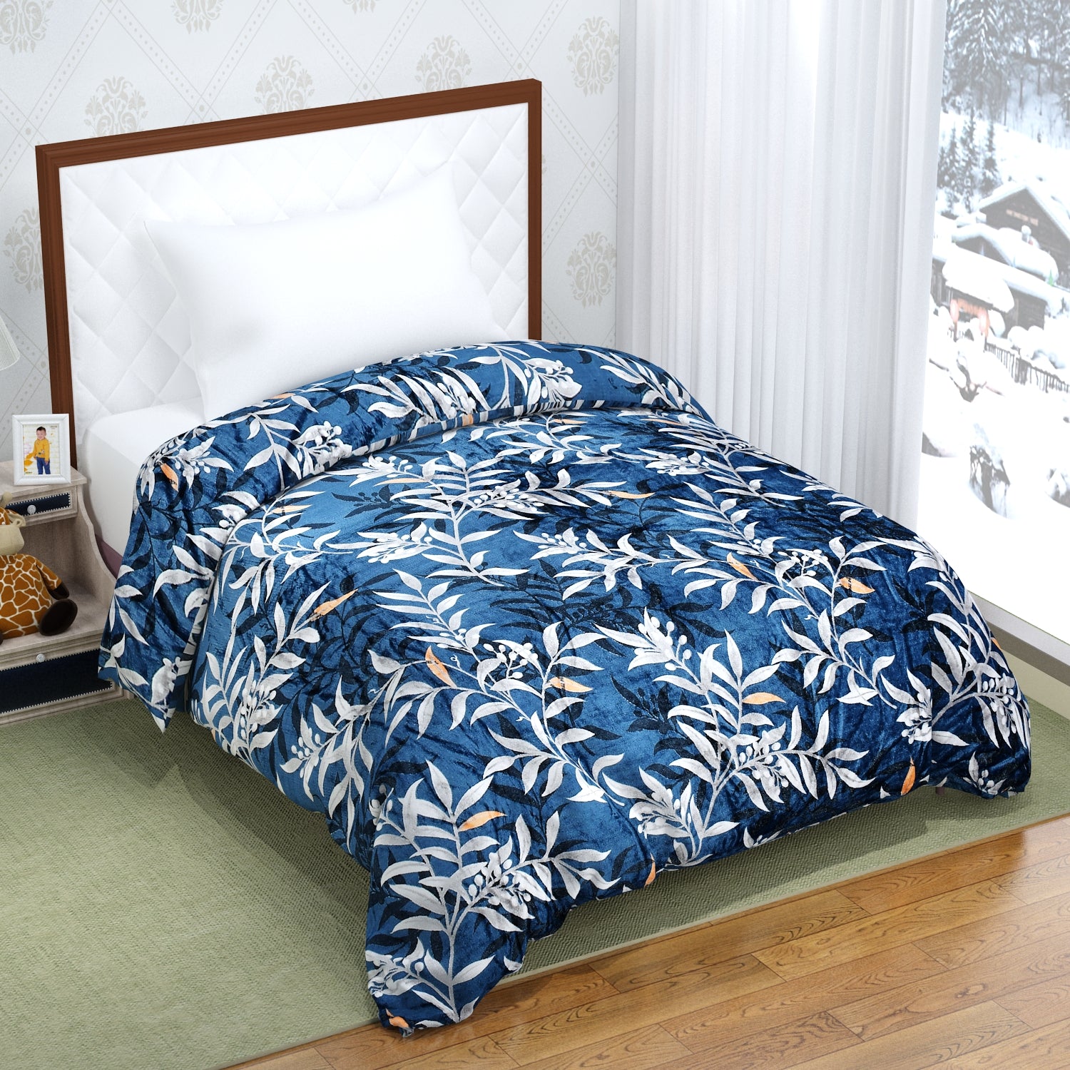 Florida Delta Super Soft Double Bed Flannel AC Blanket for All Season