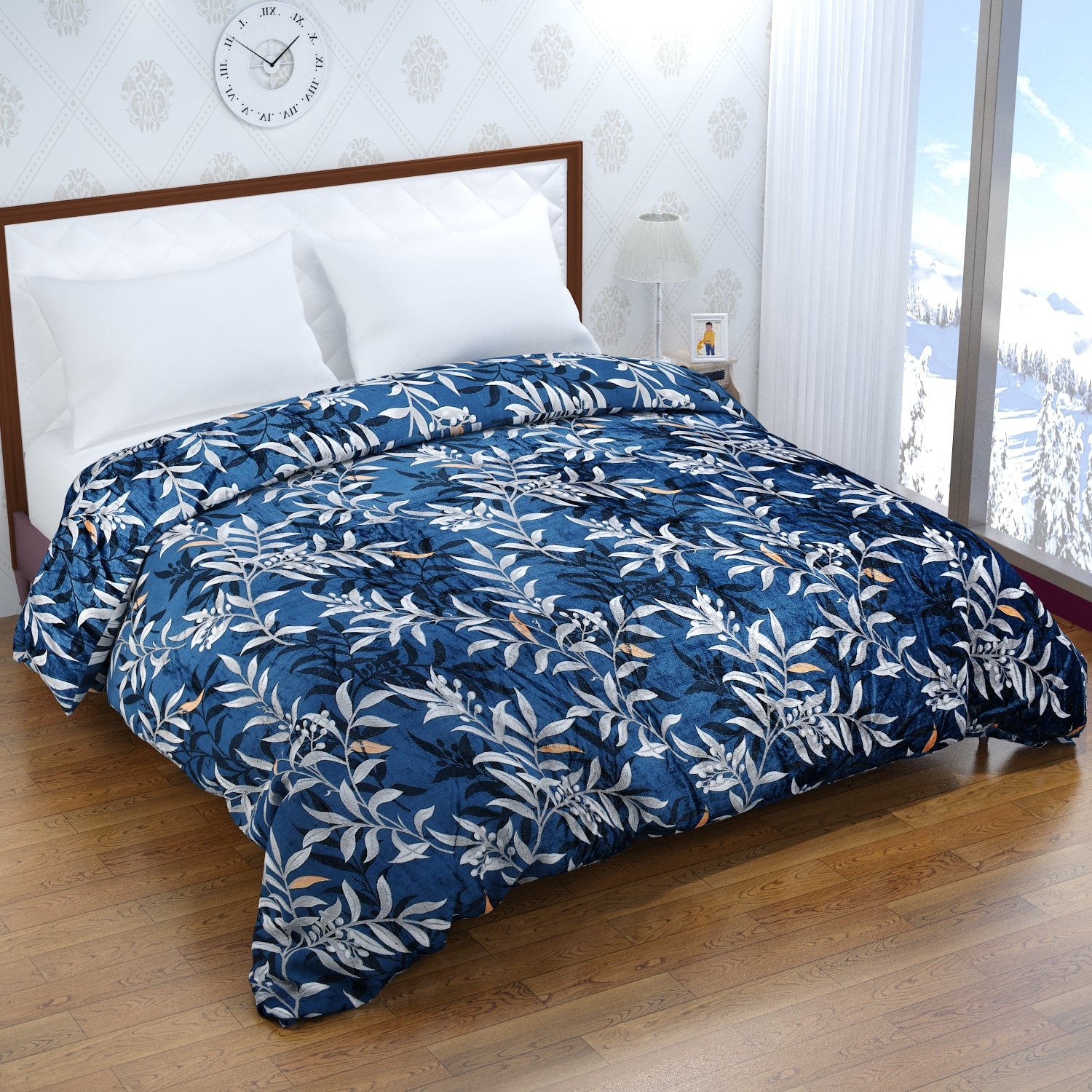 Florida Delta Super Soft Double Bed Flannel AC Blanket for All Season
